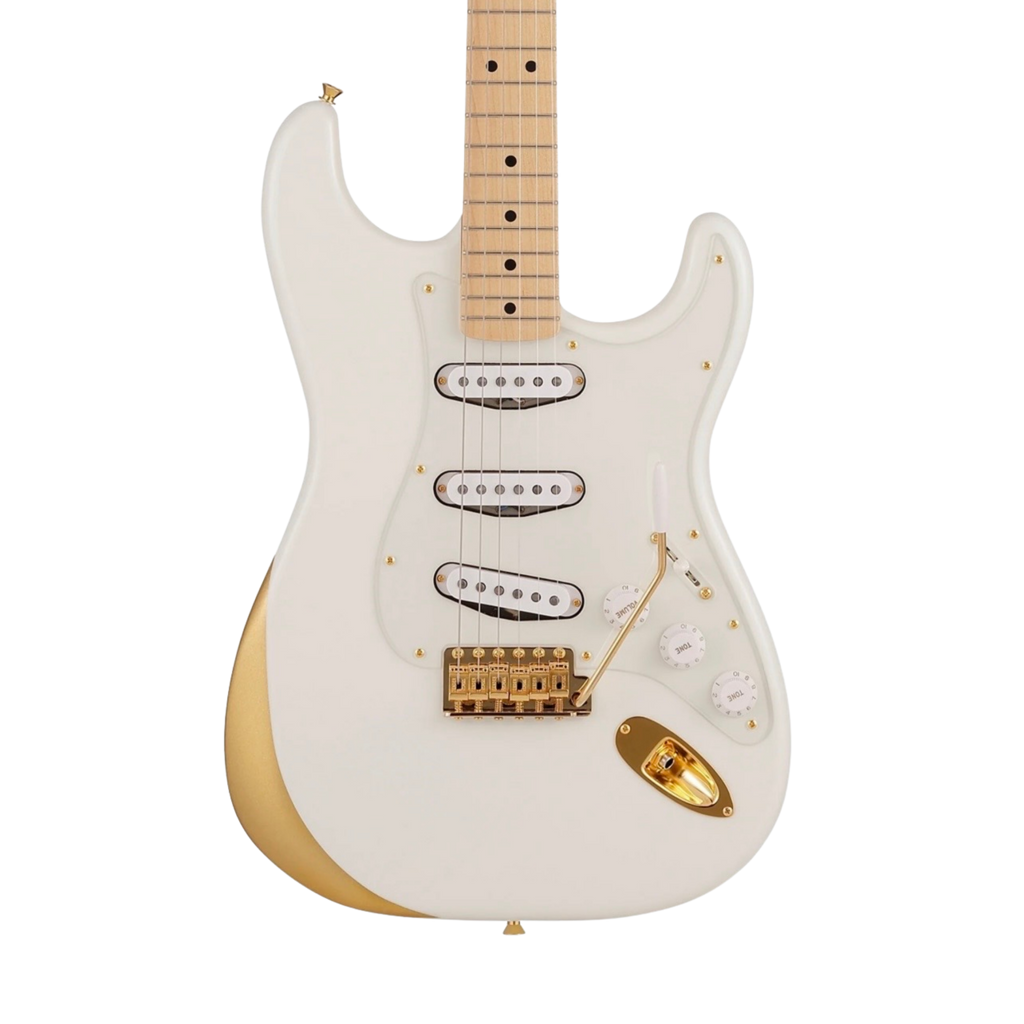 FENDER Japan Ken Stratocaster Experiment NO.1 Electric Guitar, Maple FB, White