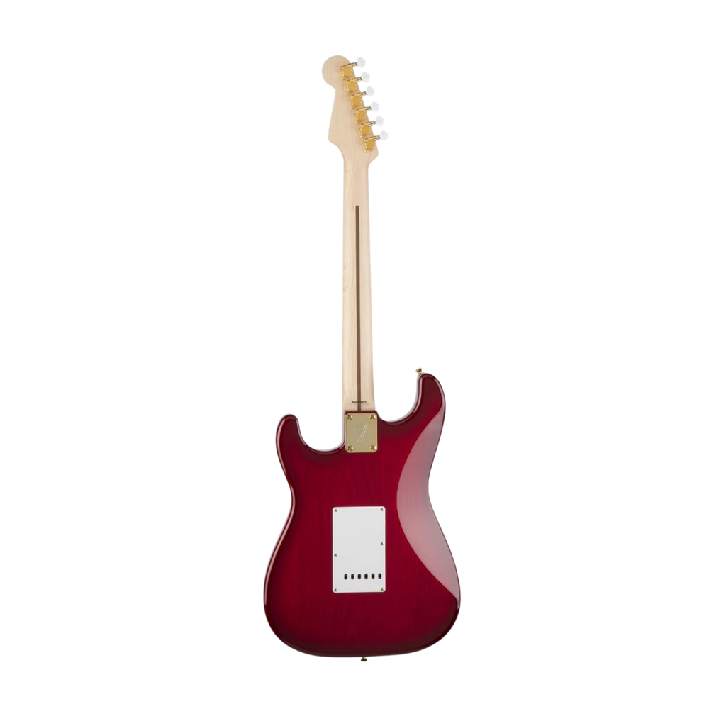 FENDER Japan Ritchie Kotzen Signature Stratocaster Electric Guitar, Maple FB, Transparent Red Burst