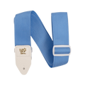 Ernie Ball Polypro Guitar Strap, Soft Blue & White