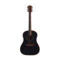 BROMO BAT8MEbk Mini Jumbo Acoustic Electric Guitar Mahogany Satin Black Top