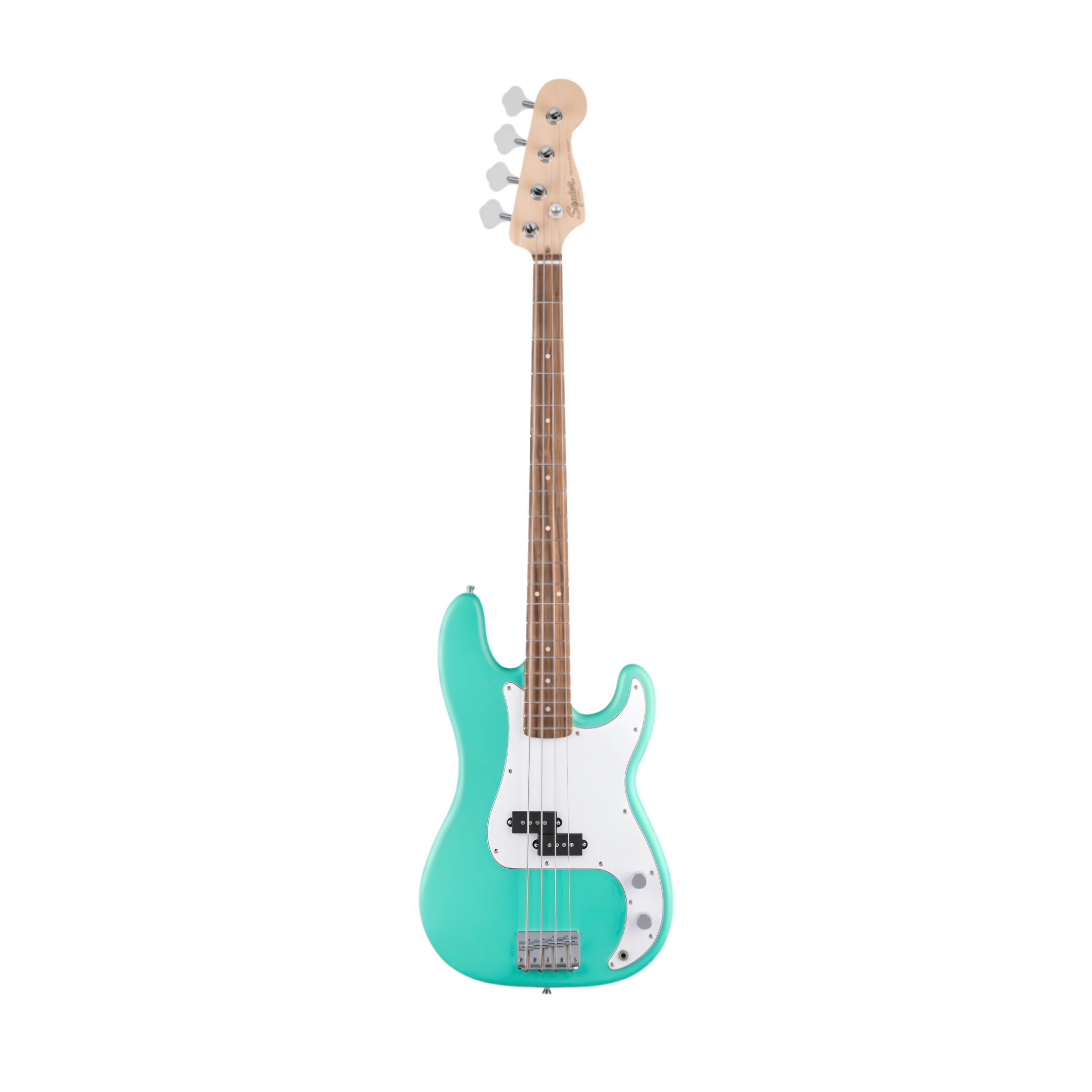 SQUIER Debut Series Precision Bass Guitar, Laurel FB, Sea Foam Green