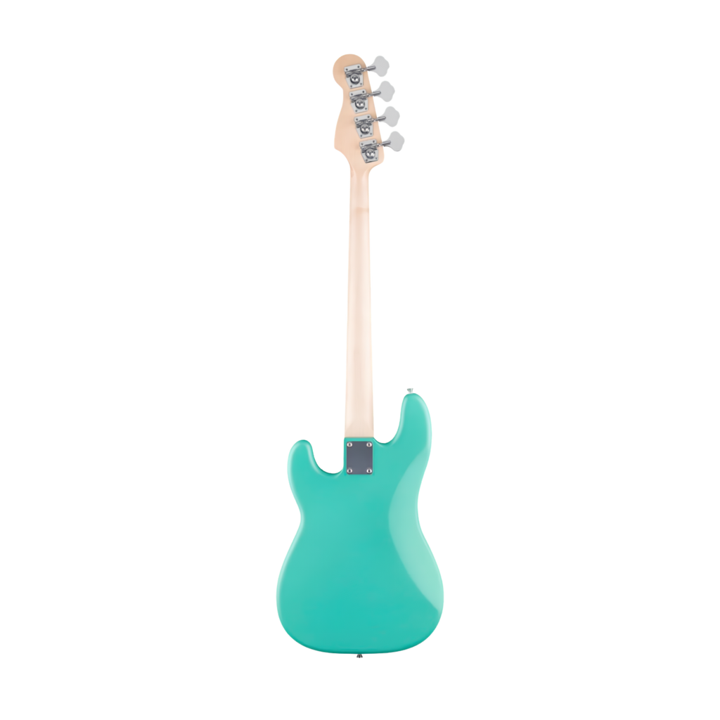 SQUIER Debut Series Precision Bass Guitar, Laurel FB, Sea Foam Green