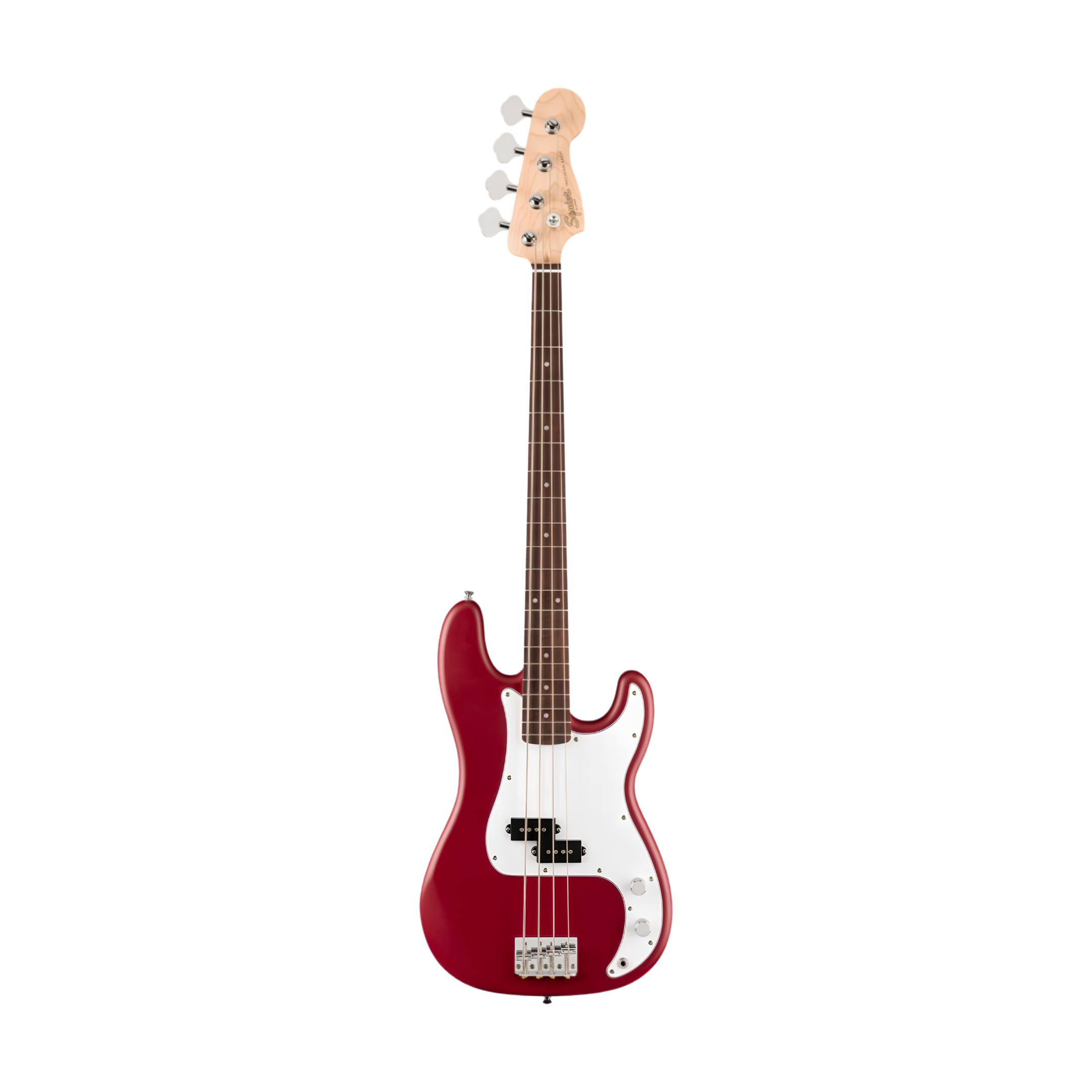 SQUIER Debut Series Precision Bass Guitar, Laurel FB, Dakota Red