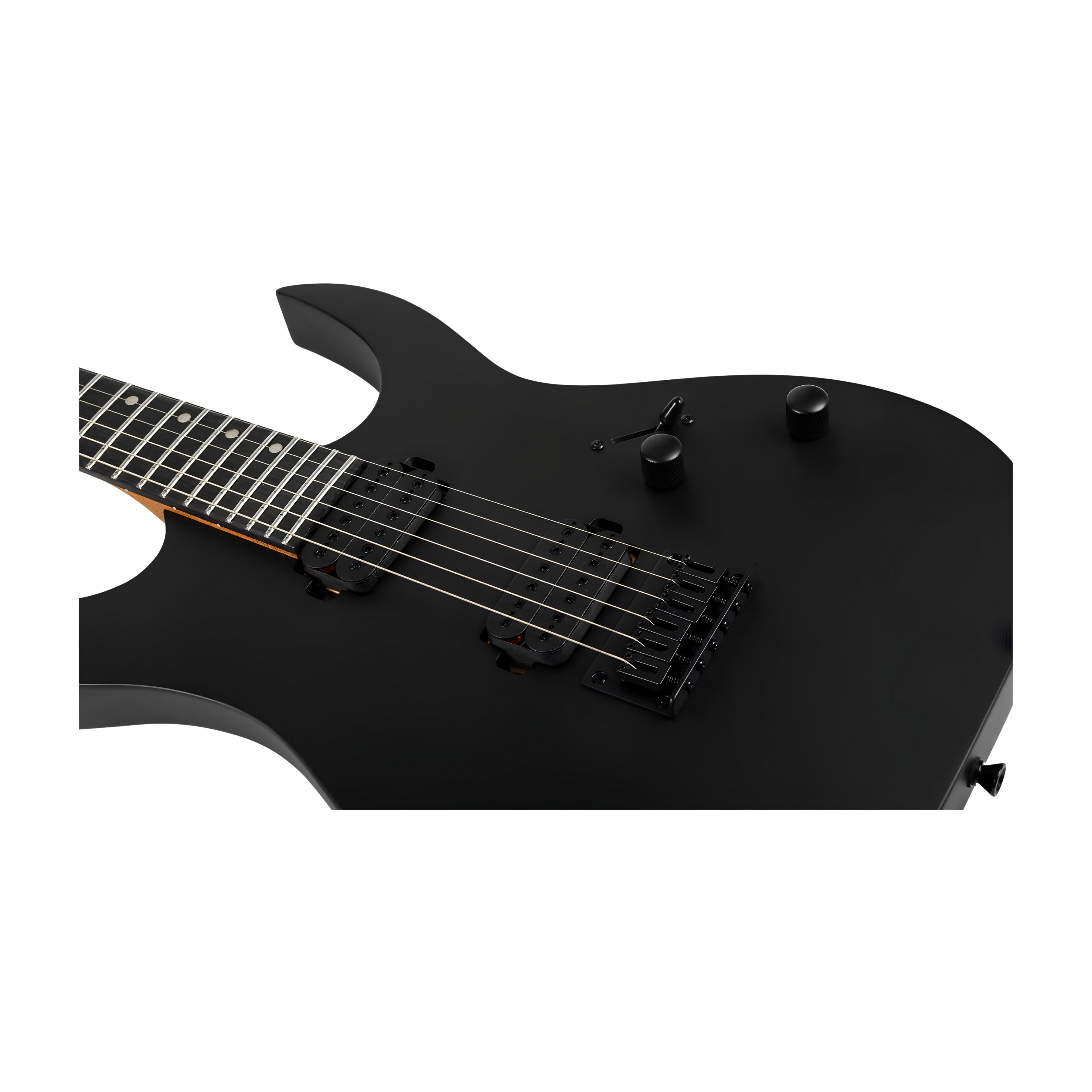 SPIRA S400 MBK Stratocaster Electric Guitar Black Left Hand LH