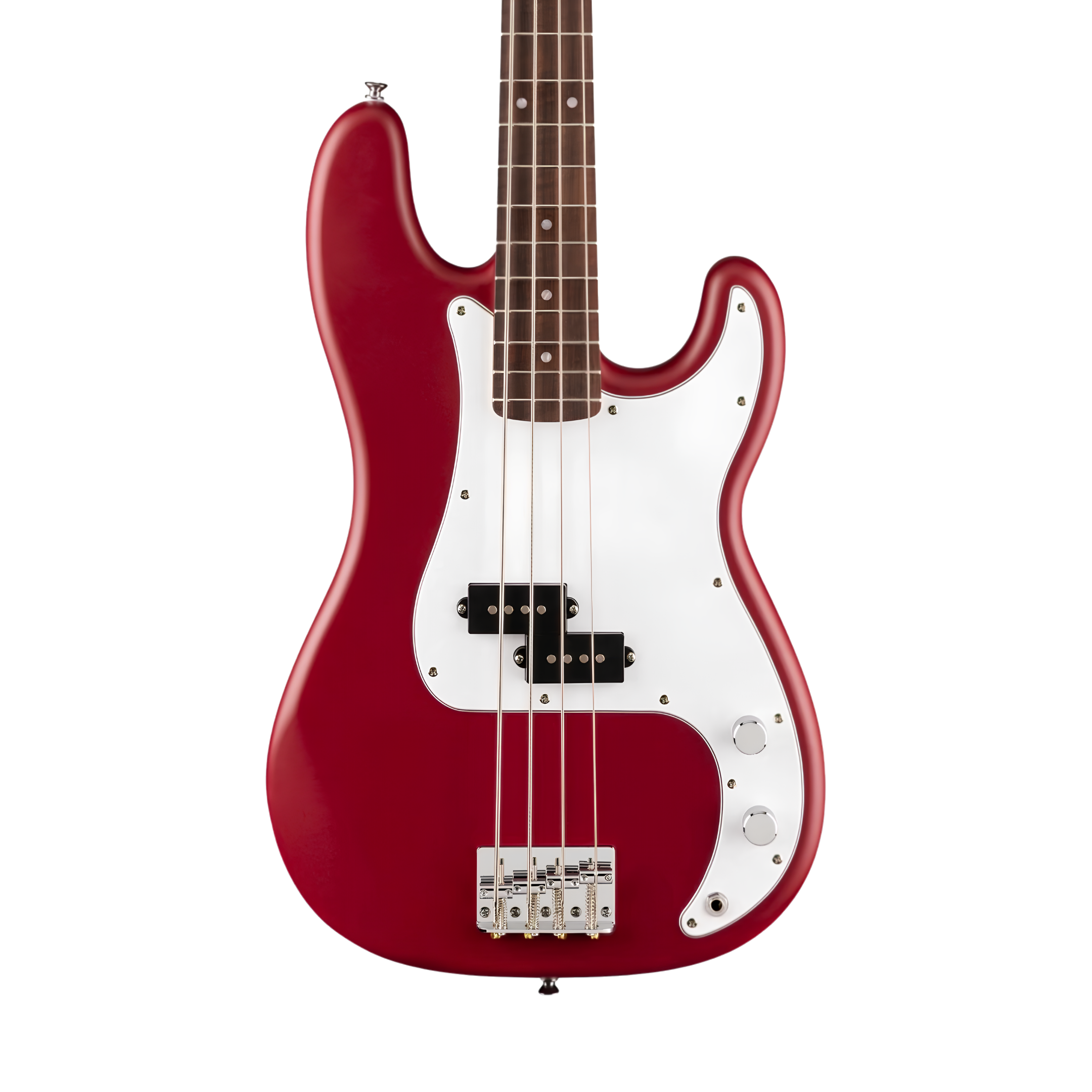 SQUIER Debut Series Precision Bass Guitar, Laurel FB, Dakota Red