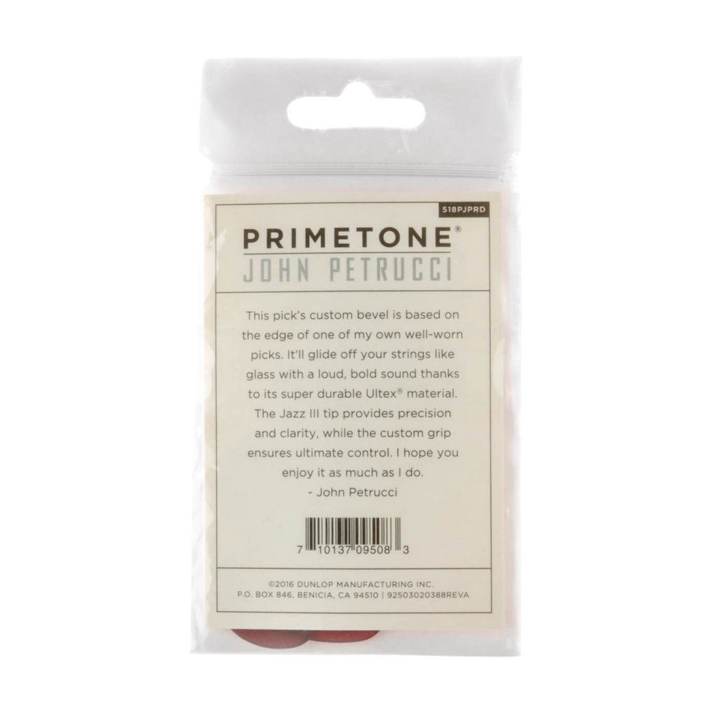 JIM DUNLOP John Petrucci Pick Guitar Red (ISI=3) 518PJPRD