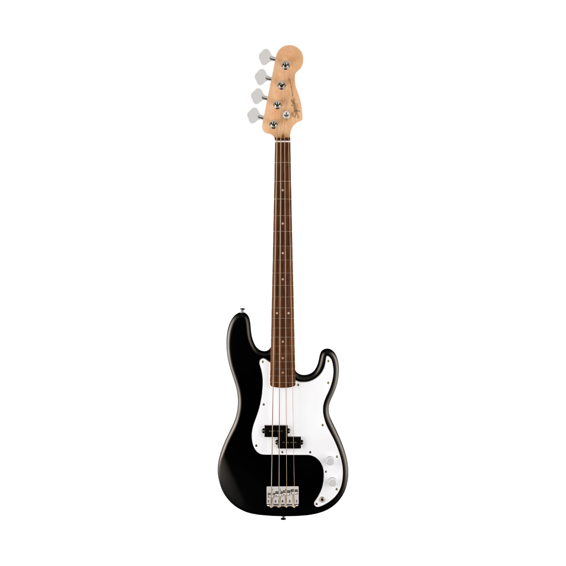 SQUIER Debut Series Precision Bass Guitar, Laurel FB, Black
