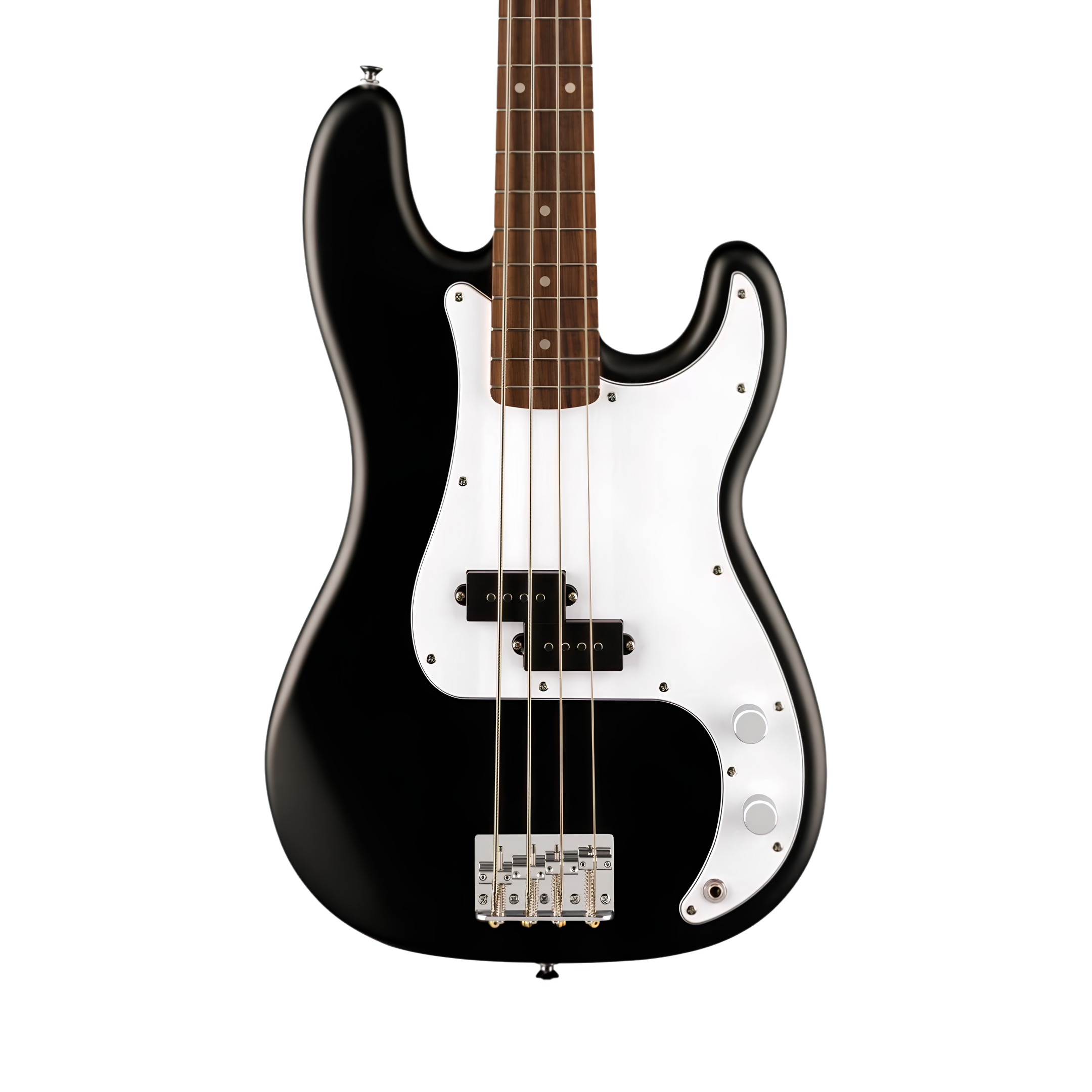 SQUIER Debut Series Precision Bass Guitar, Laurel FB, Black