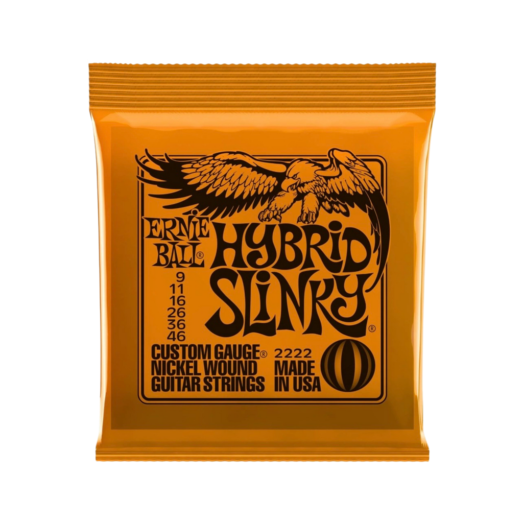 ERNIE BALL Hybrid Slinky Nickel Wound Electric Guitar Strings, 9-46