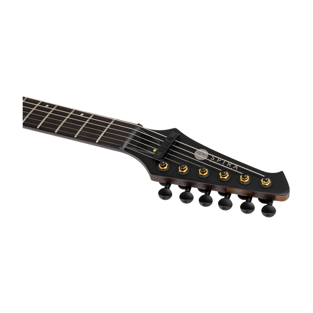 SPIRA S1000 Pro MBK Black Limba Stratocaster Electric Guitar