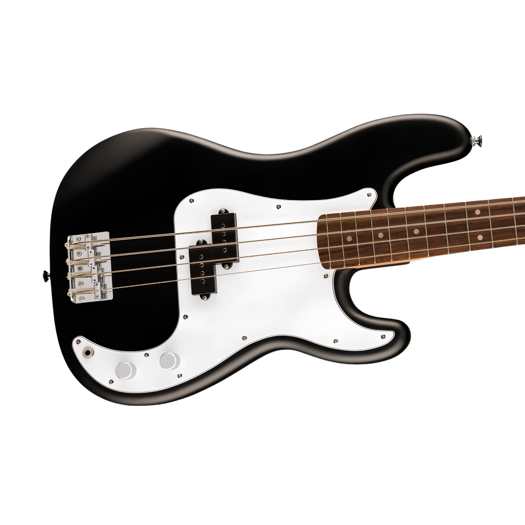 SQUIER Debut Series Precision Bass Guitar, Laurel FB, Black