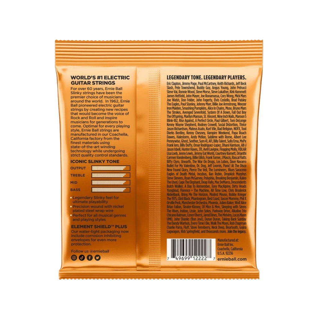 ERNIE BALL Hybrid Slinky Nickel Wound Electric Guitar Strings, 9-46