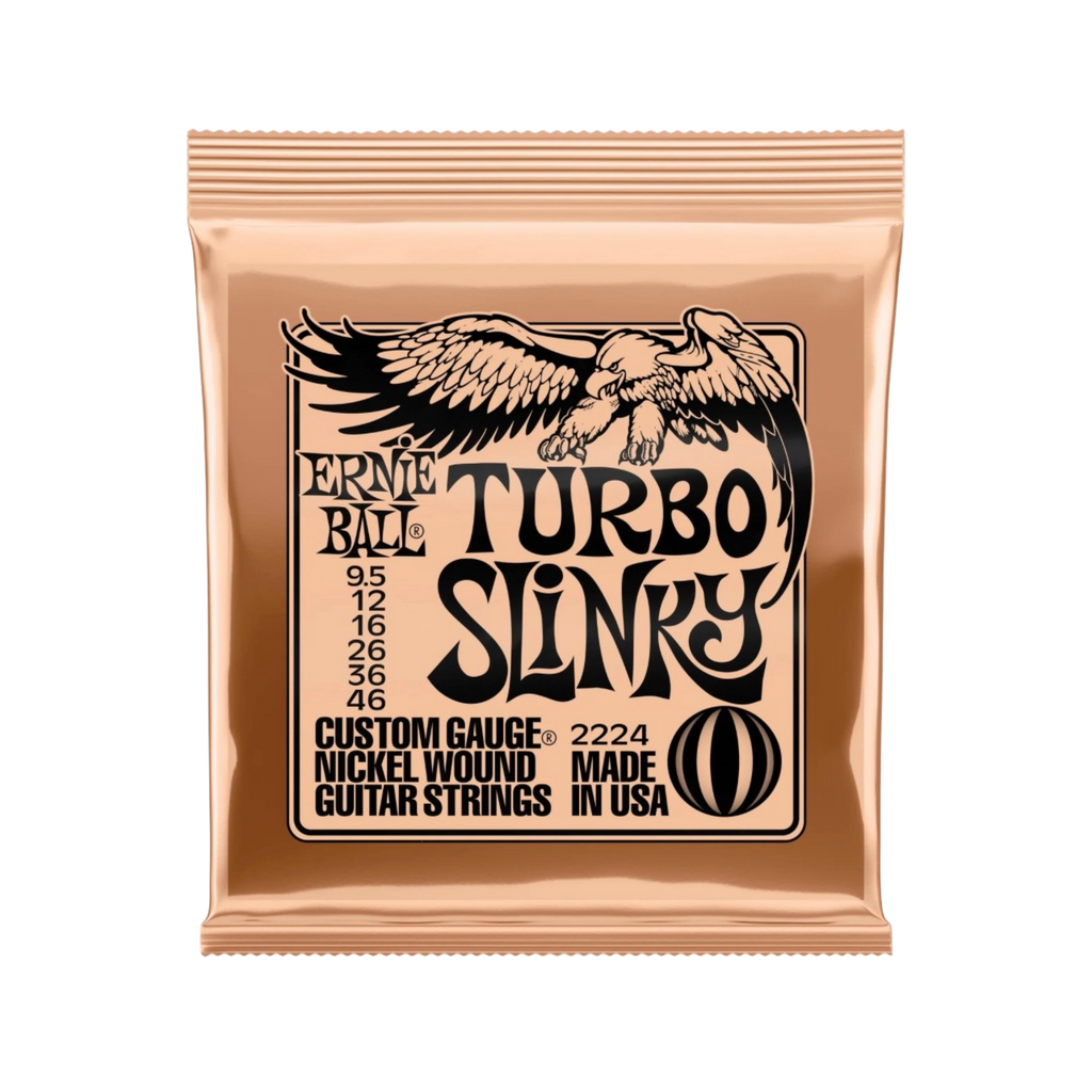 ERNIE BALL Turbo Slinky Nickel Wound Electric Guitar Strings 9.5 - 46