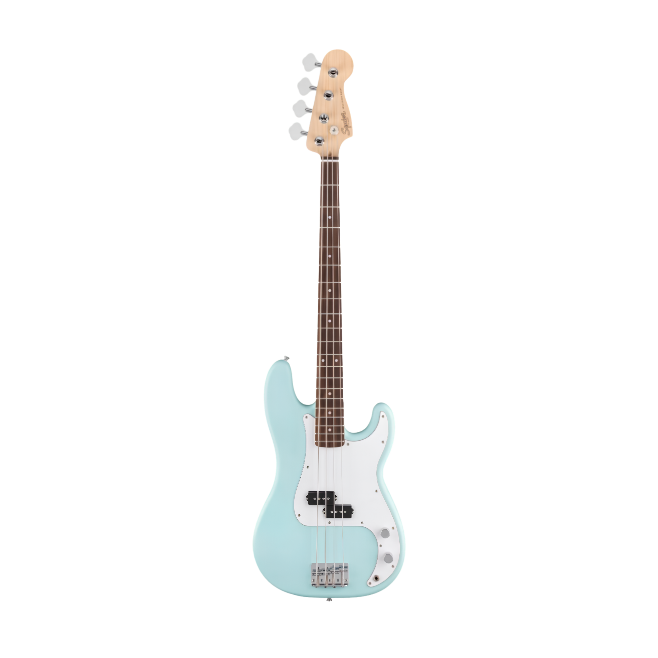 SQUIER Debut Series Precision Bass Guitar, Laurel FB, Daphne Blue