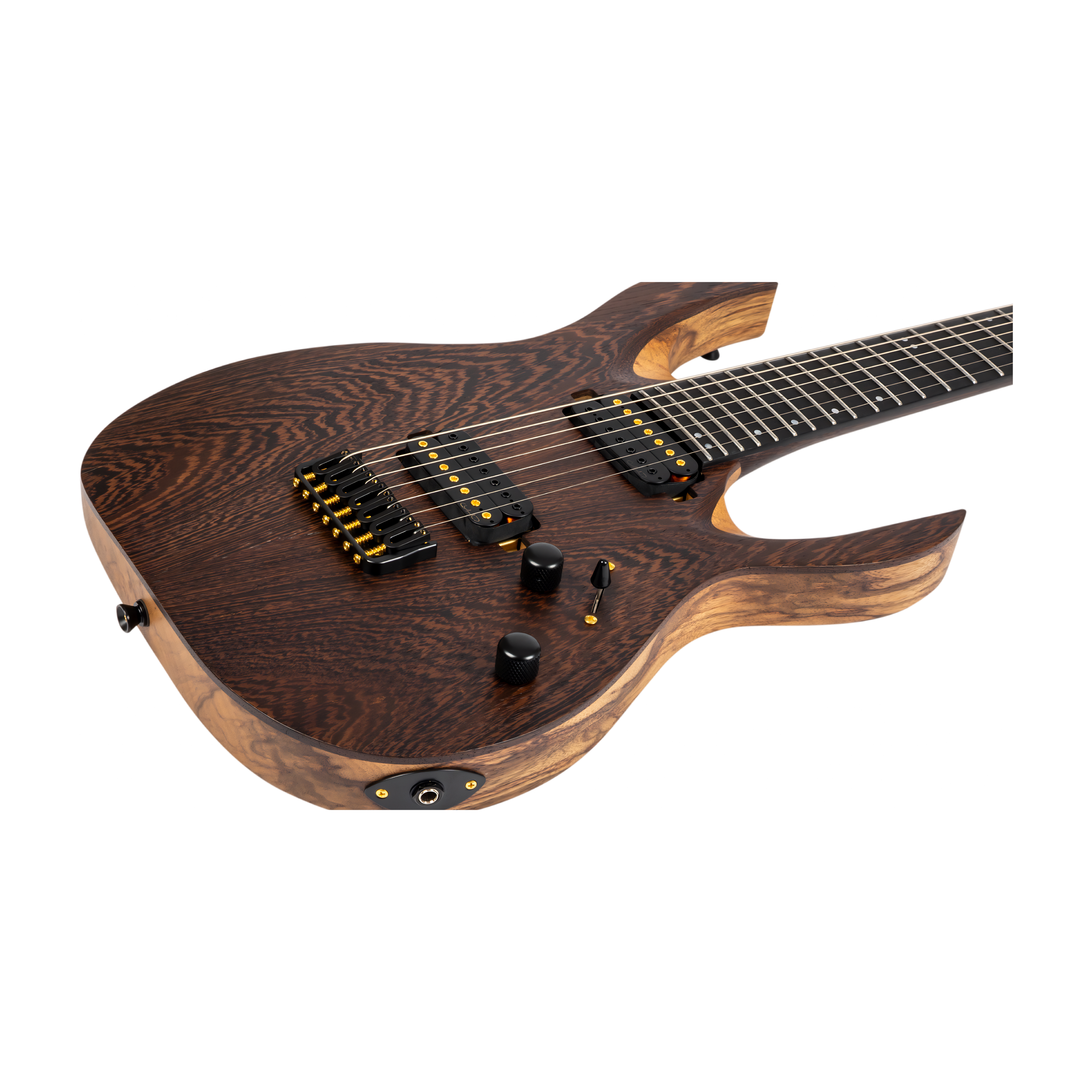 SPIRA S1007 Pro MBK Black Limba Stratocaster Electric Guitar 7 Strings