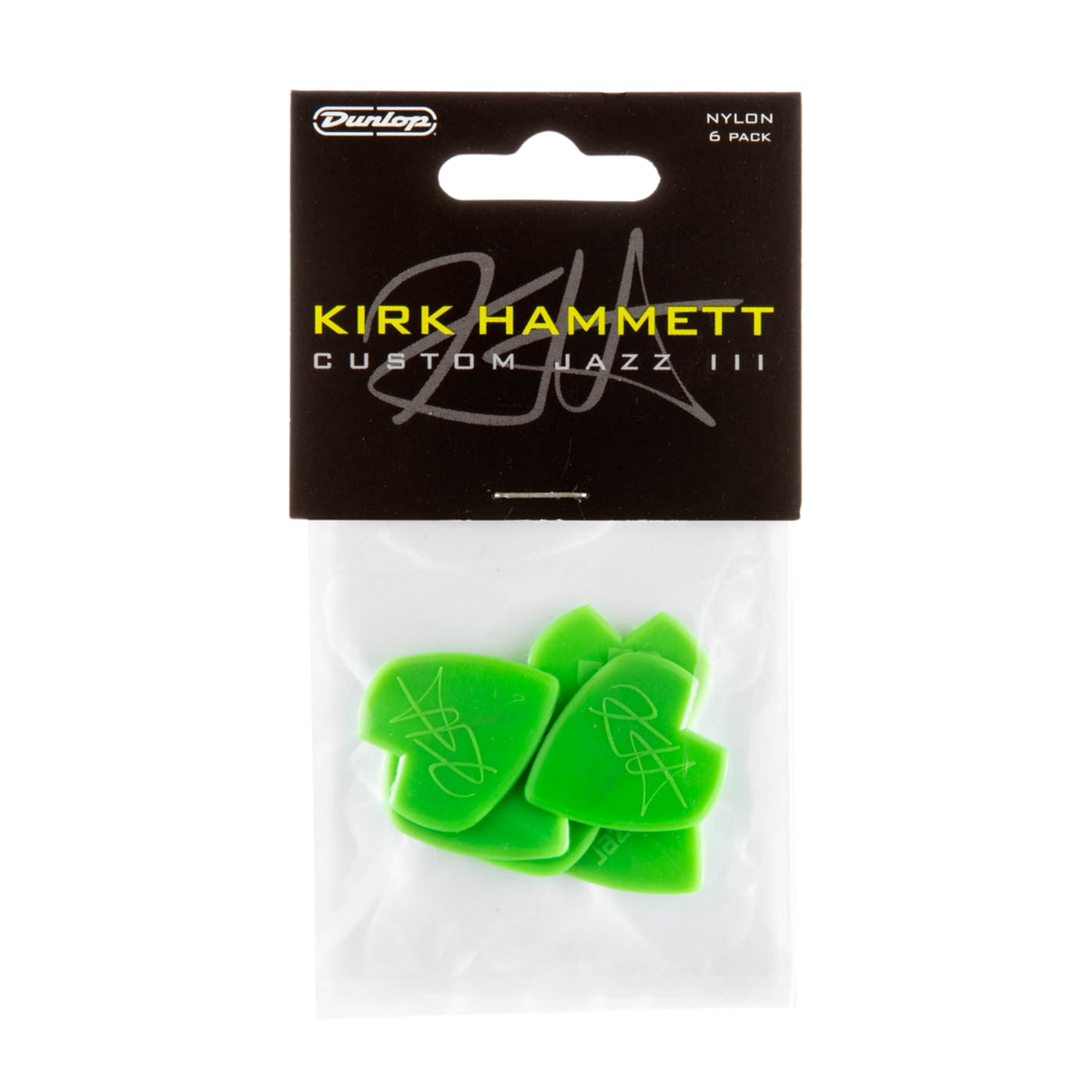 JIM DUNLOP Kirk Hammet PS Jazz III Pick Guitar (ISI=6) 47PKH3N