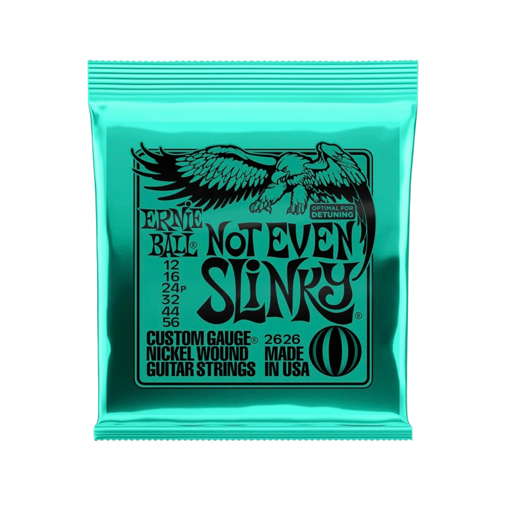 ERNIE BALL Not Even Slinky Nickel Wound Electric Guitar Strings, 12-56