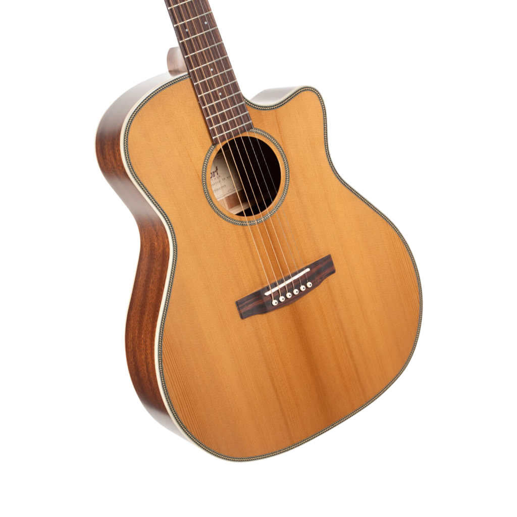 CORT Essence ES GA4 NSG Natural Glossy Acoustic Electric Guitar