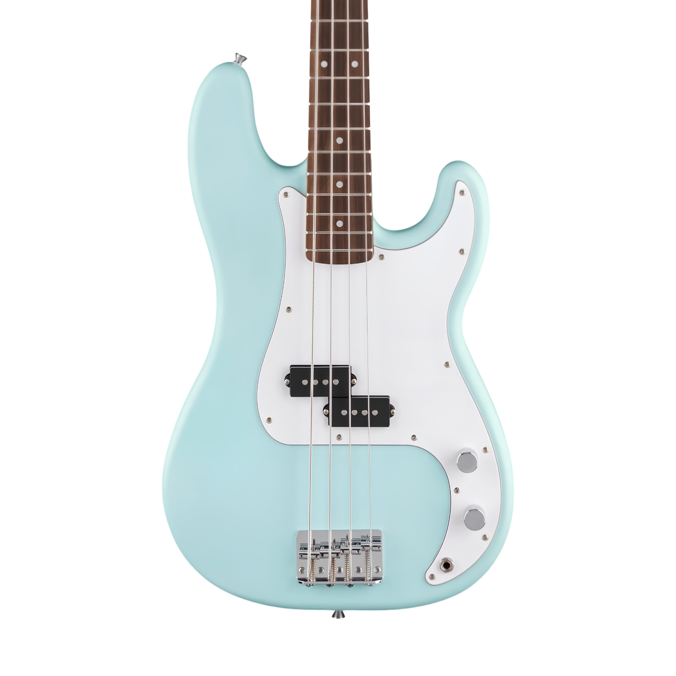 SQUIER Debut Series Precision Bass Guitar, Laurel FB, Daphne Blue