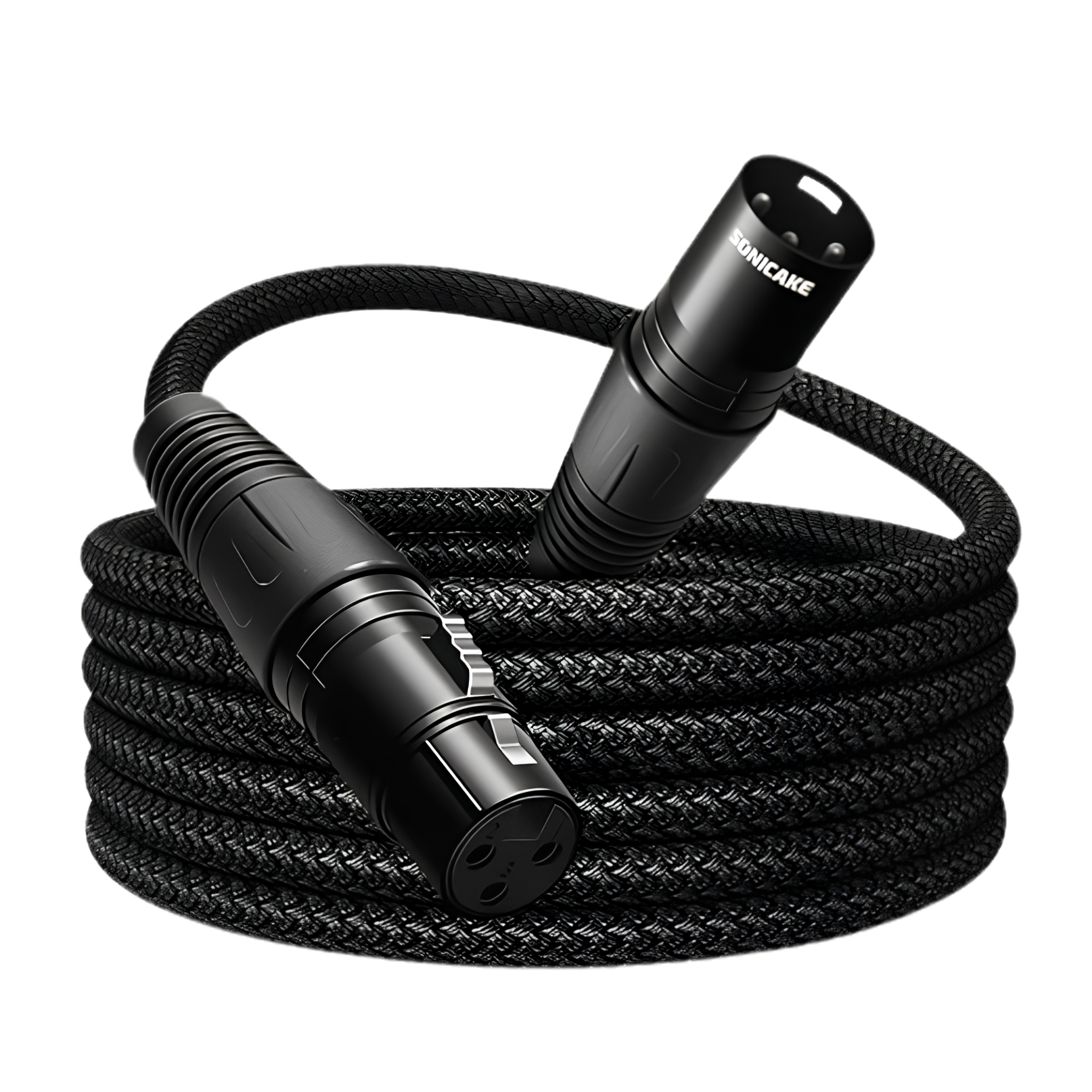 SONICAKE XLR Microphone Cable 2m Studio Recording, Mic Mixer and Live Production