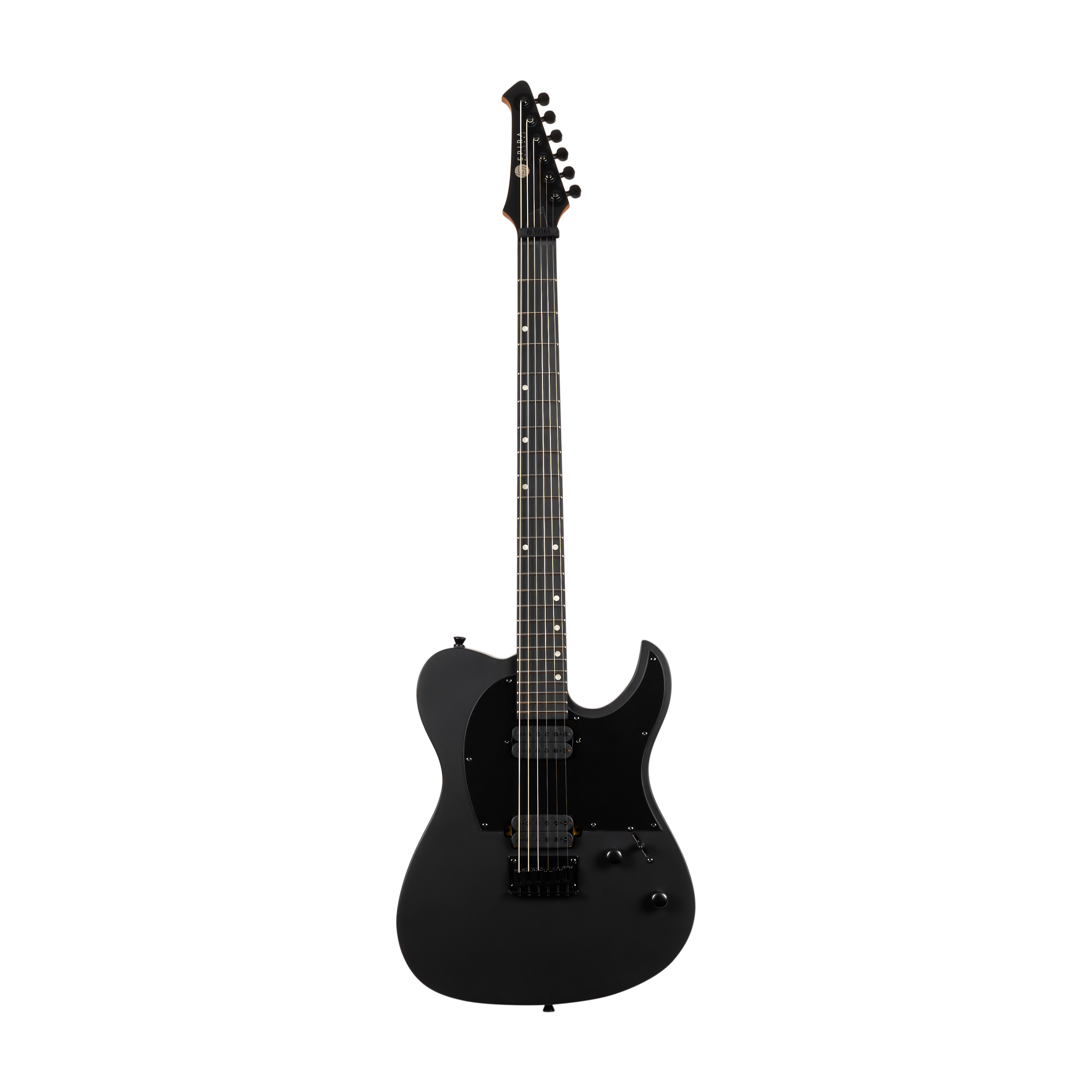 SPIRA T400 MBK Baritone Telecaster Electric Guitar Black