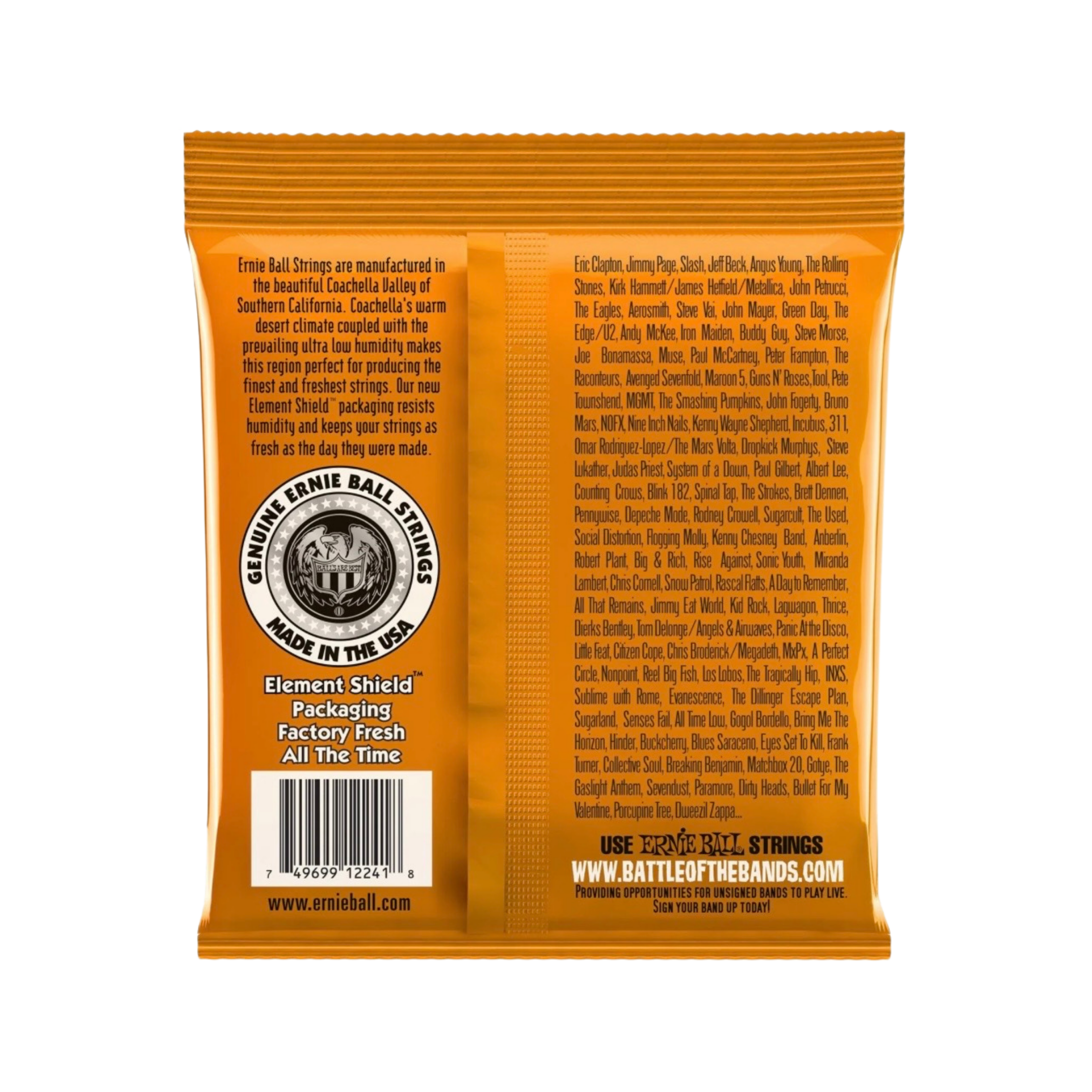 ERNIE BALL Hybrid Slinky RPS Nickel Wound Electric Guitar Strings, 9-46