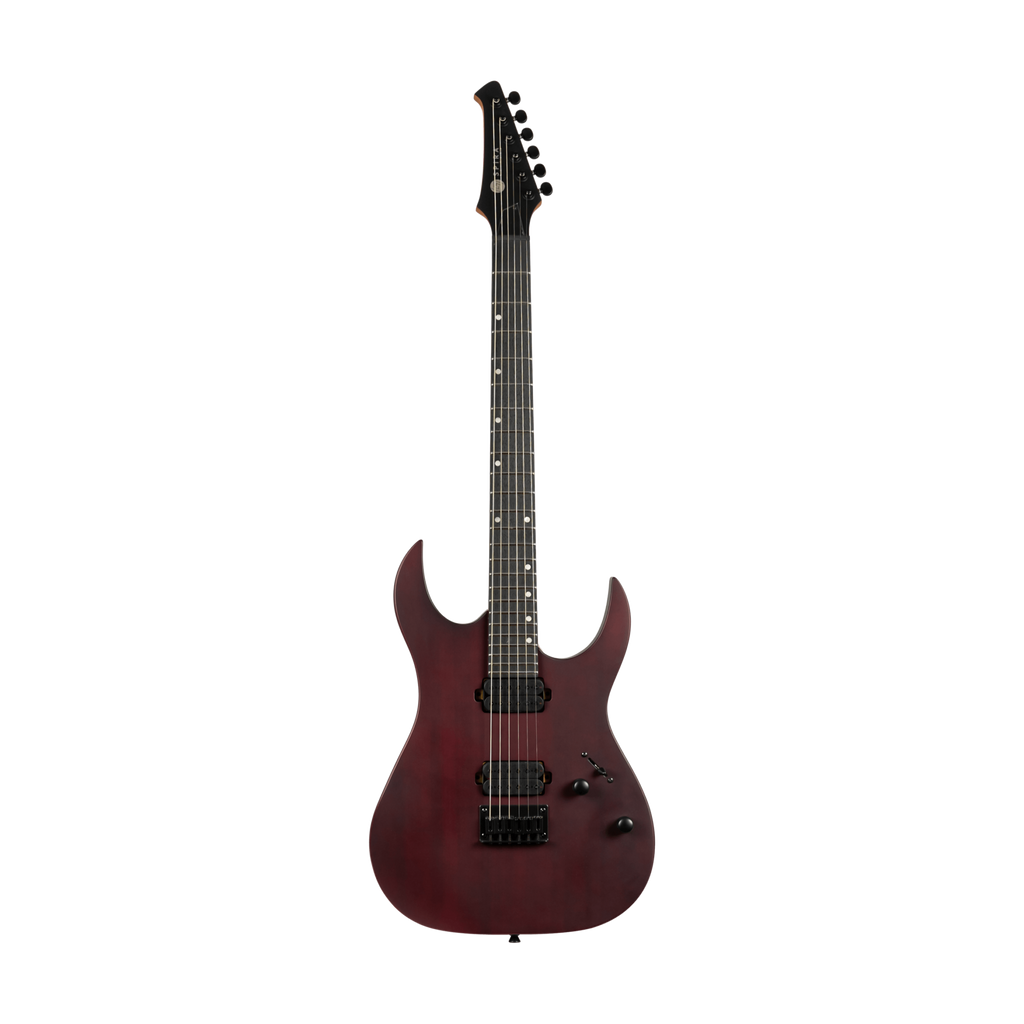 SPIRA S400 MWR Stratocaster Electric Guitar Wine Red