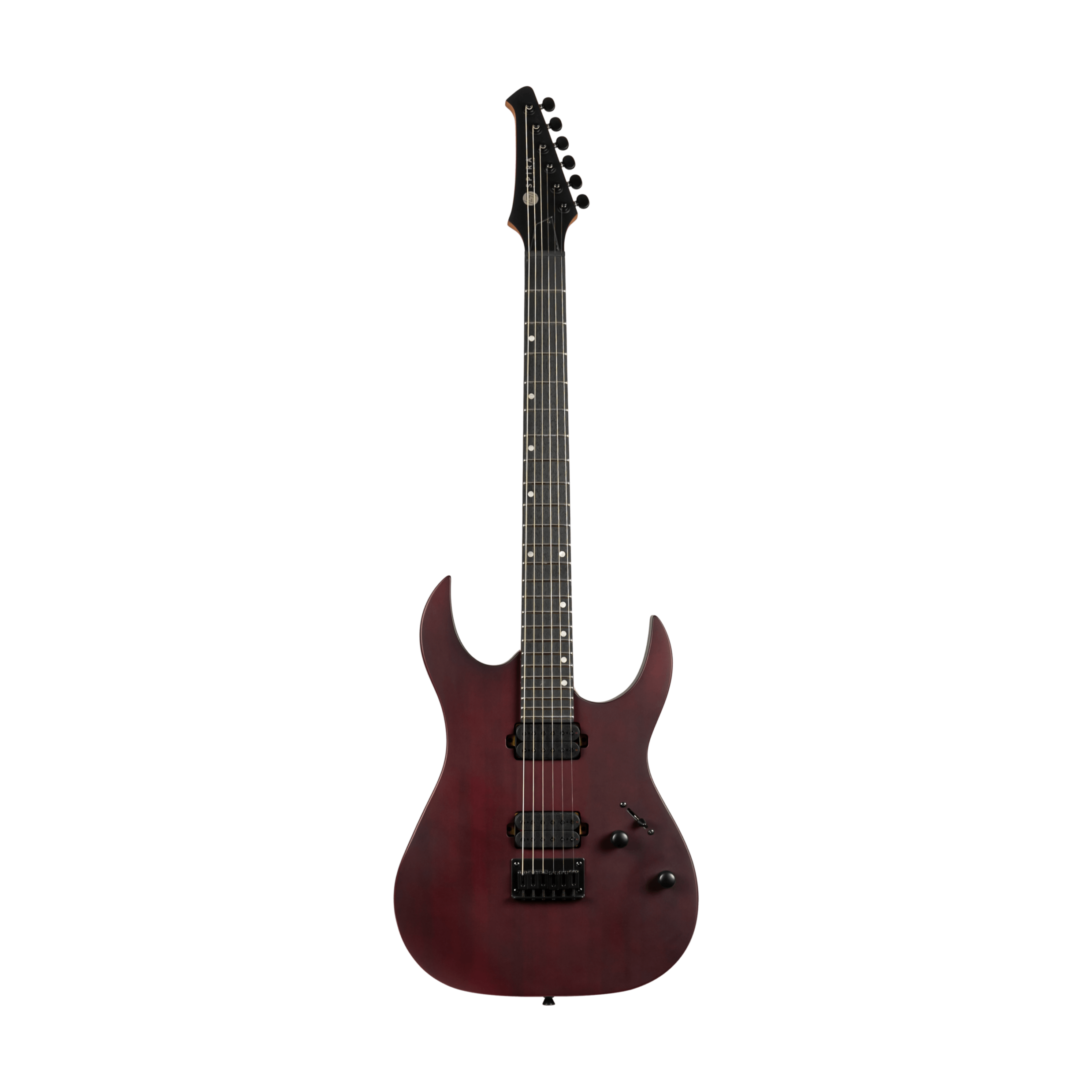 SPIRA S400 MWR Stratocaster Electric Guitar Wine Red