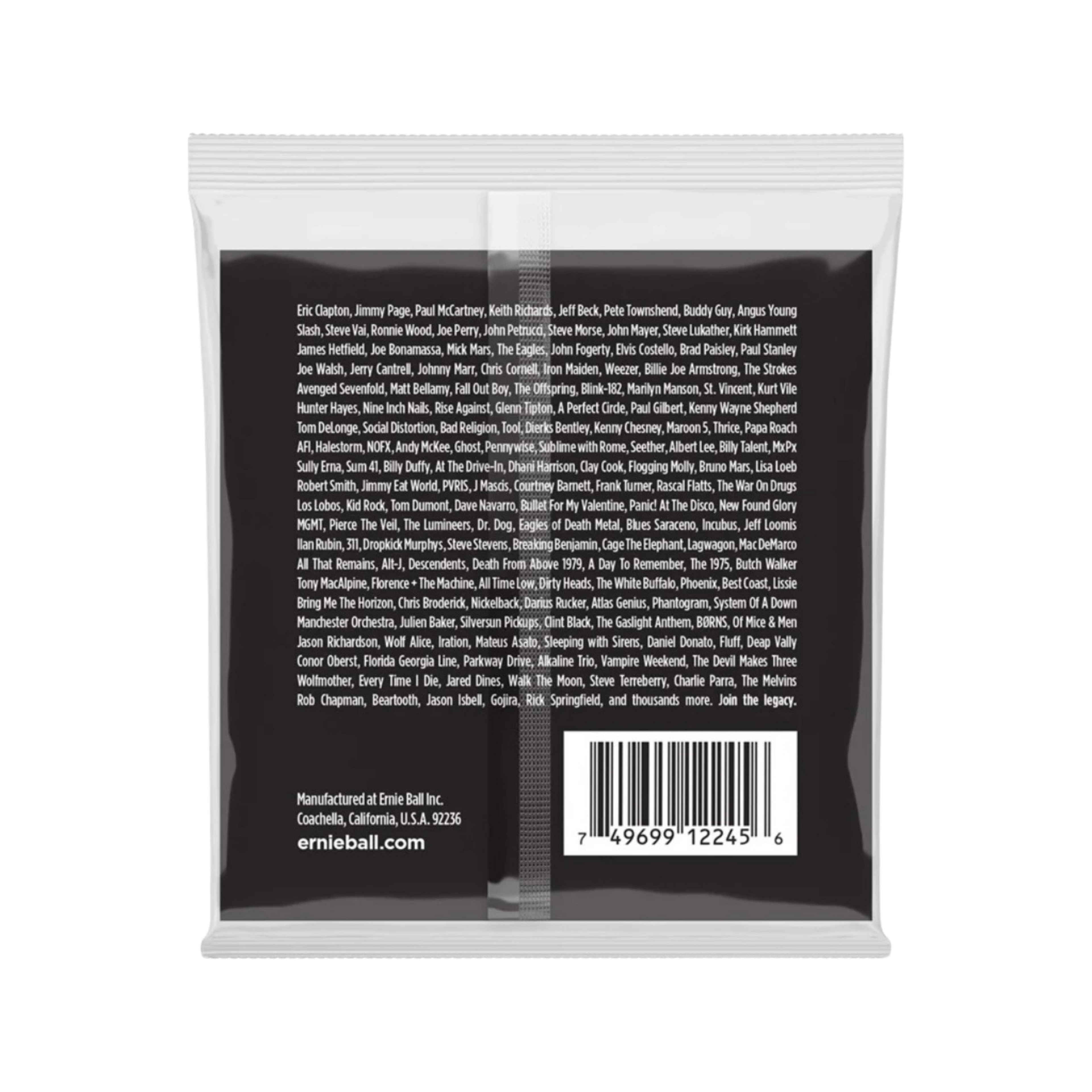 ERNIE BALL Power Slinky Stainless Steel Wound Electric Guitar Strings, 11-48