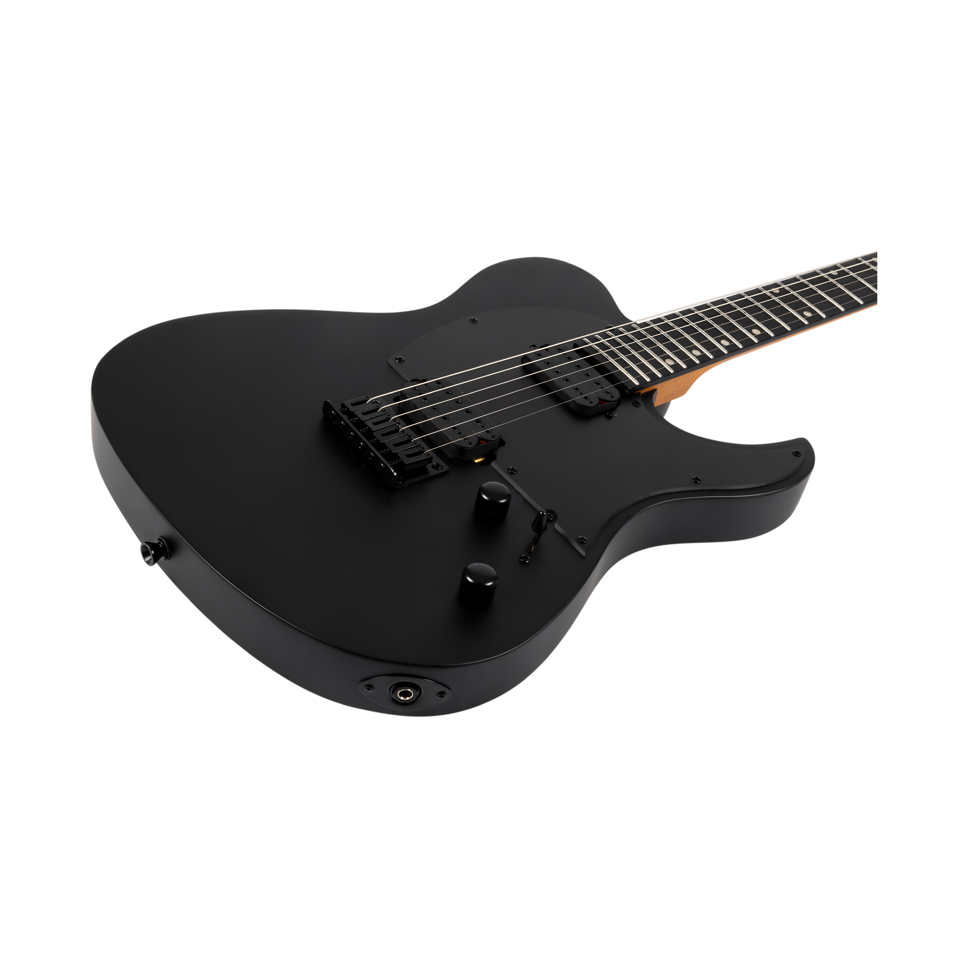 SPIRA T400 MBK Baritone Telecaster Electric Guitar Black