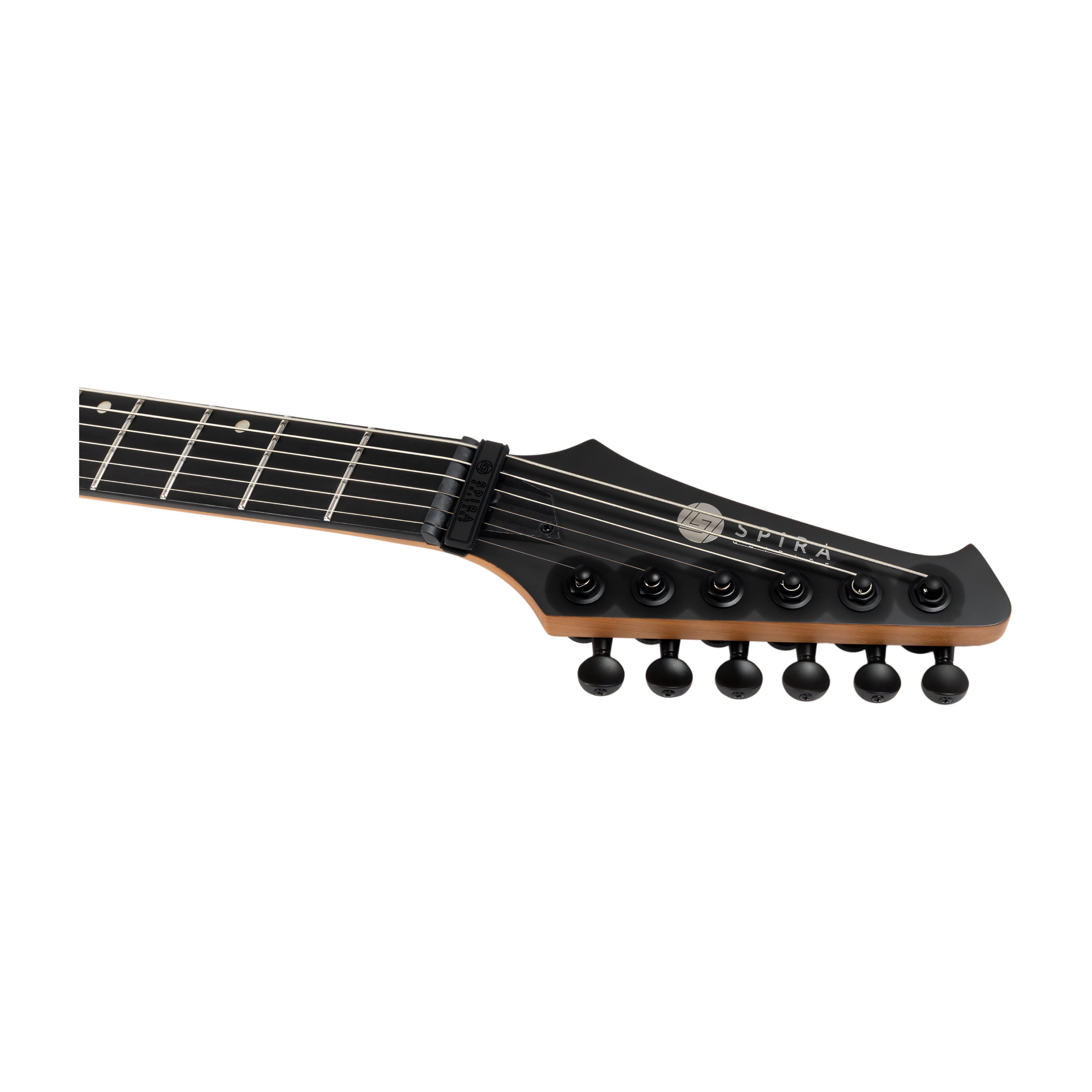SPIRA T400 MBK Baritone Telecaster Electric Guitar Black