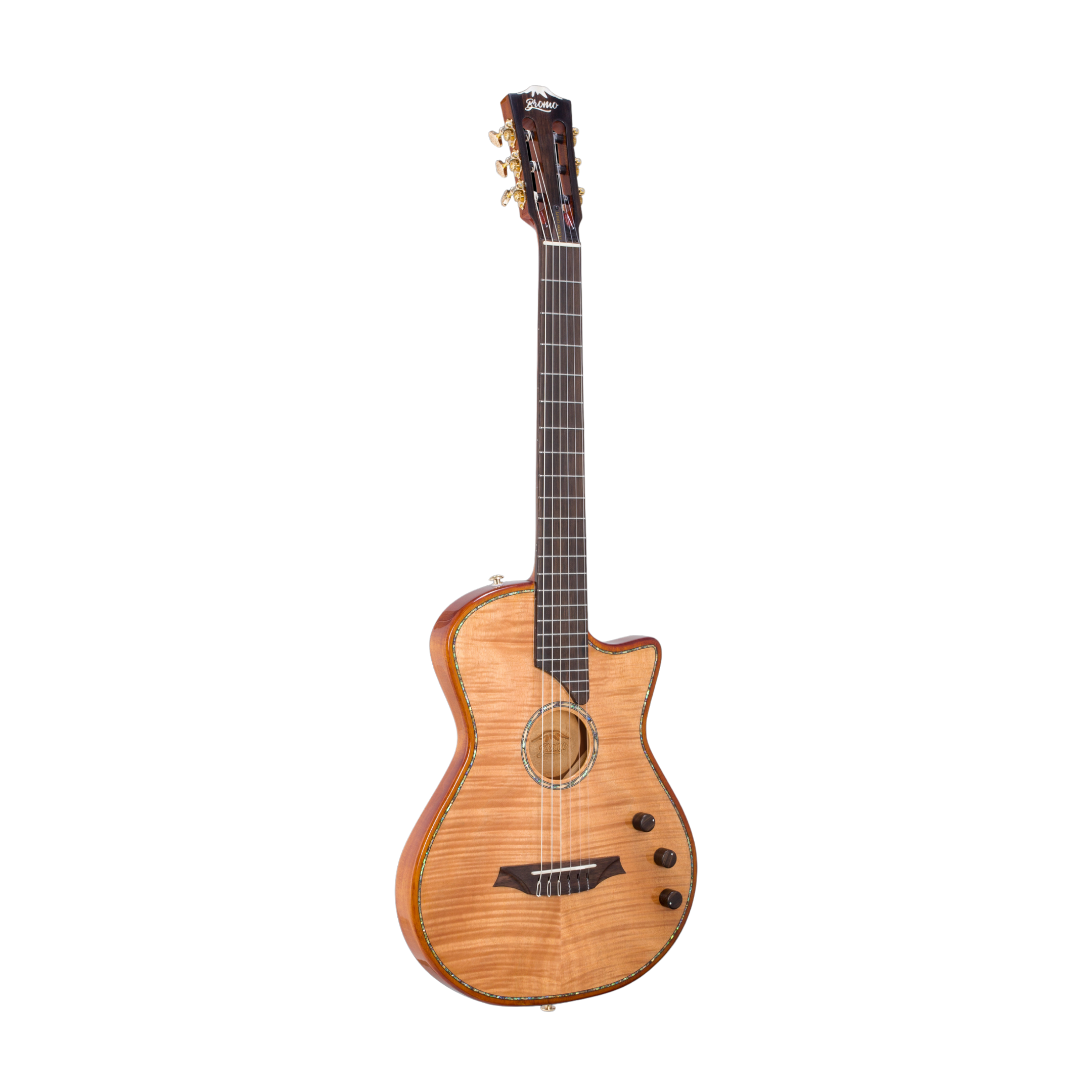 BROMO BEN2C Fusion Craft Hollow Body Nylon Strings Hybrid Pickup System Robust