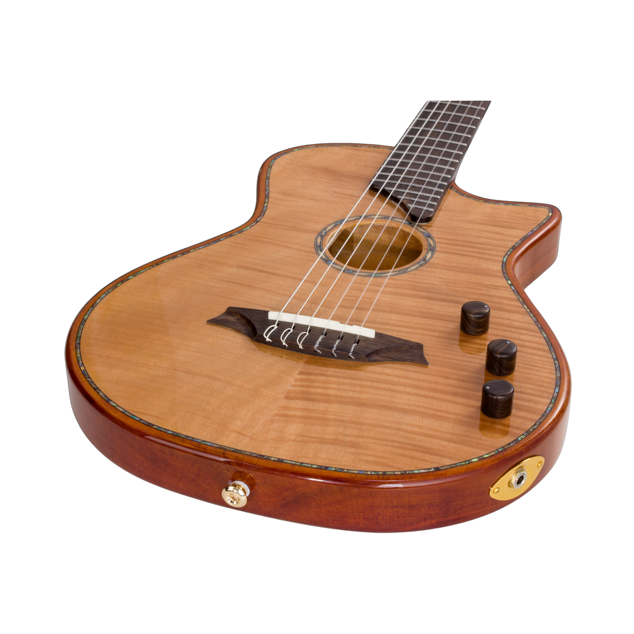 BROMO BEN2C Fusion Craft Hollow Body Nylon Strings Hybrid Pickup System Robust