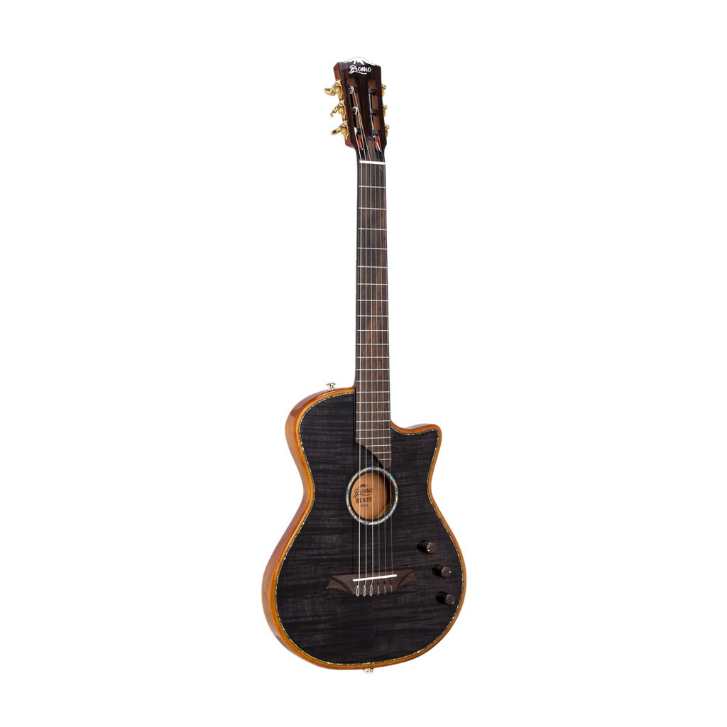 BROMO BEN2C tbk Fusion Craft Hollow Body Nylon Strings Hybrid Pickup System Trans Black