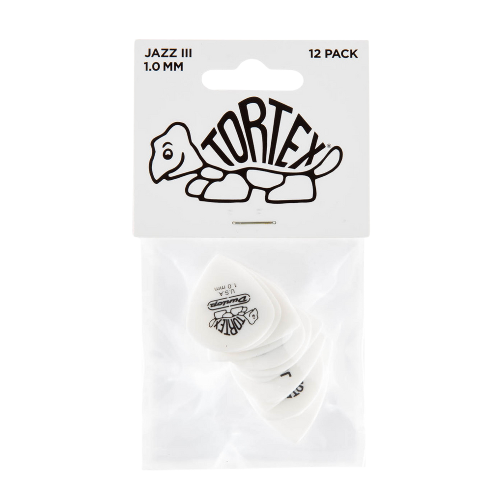 JIM DUNLOP Tortex White Jazz Pick Guitar (ISI=12) 478P1.0