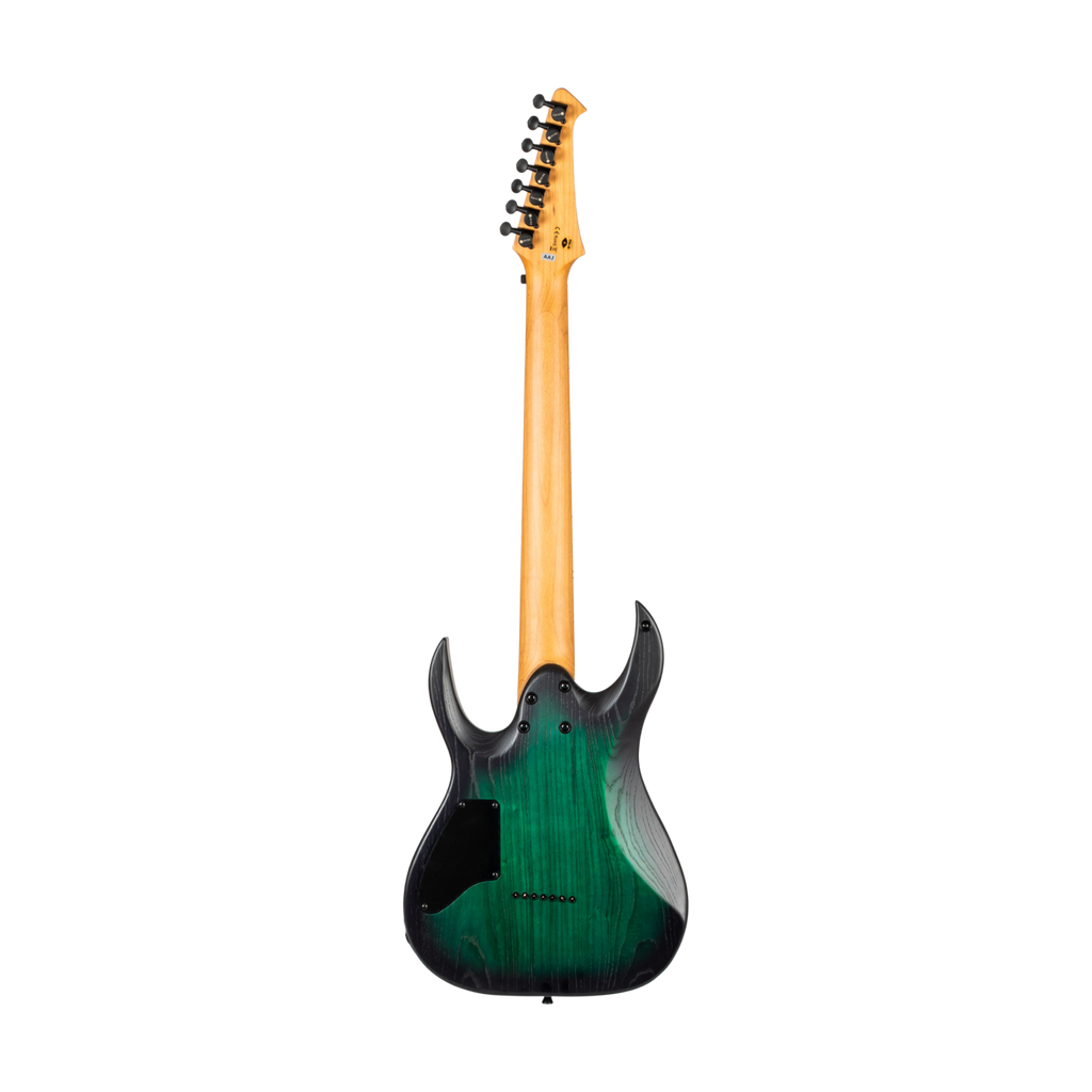 SPIRA S607 AGR Stratocaster Electric Guitar 7 Strings Green
