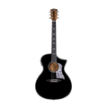 BROMO BAN4CE bk Solid Top Acoustic-Electric Guitar Hillside Auditorium Cutaway Black