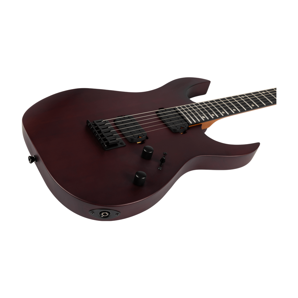 SPIRA S400 MWR Stratocaster Electric Guitar Wine Red