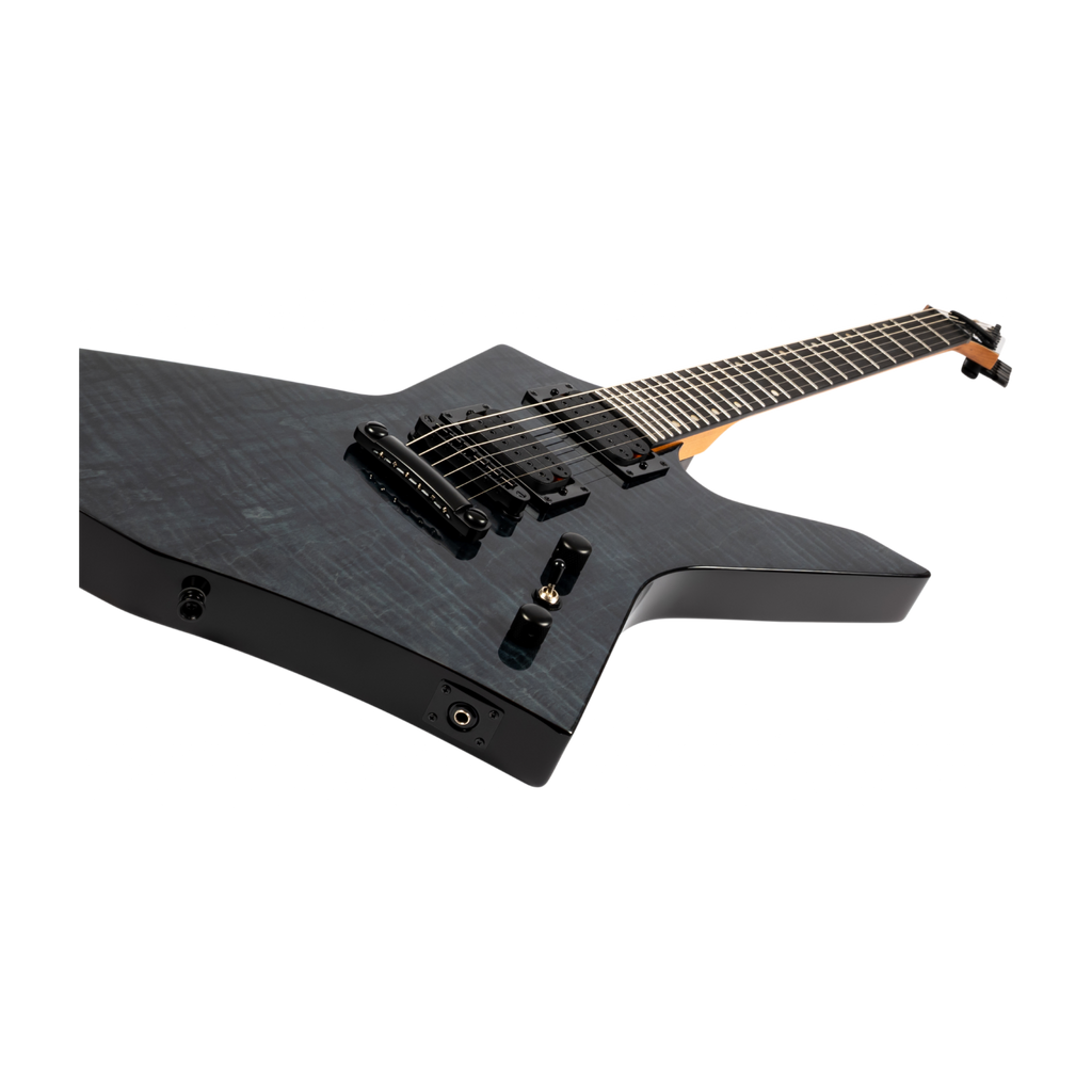 SPIRA X500 TBK E Electric Guitar Trans Black