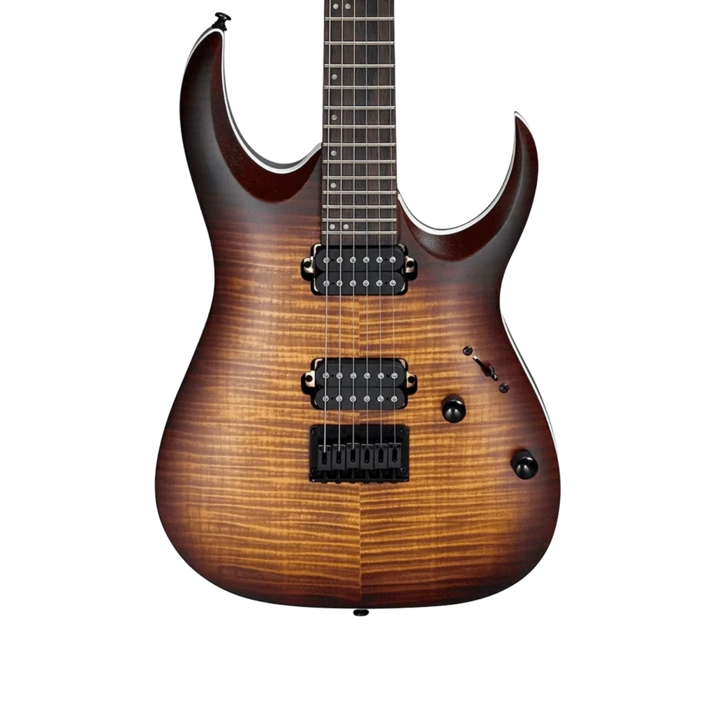 IBANEZ RGA42FM-DEF Electric Guitar, Dragon Eye Burst Flat