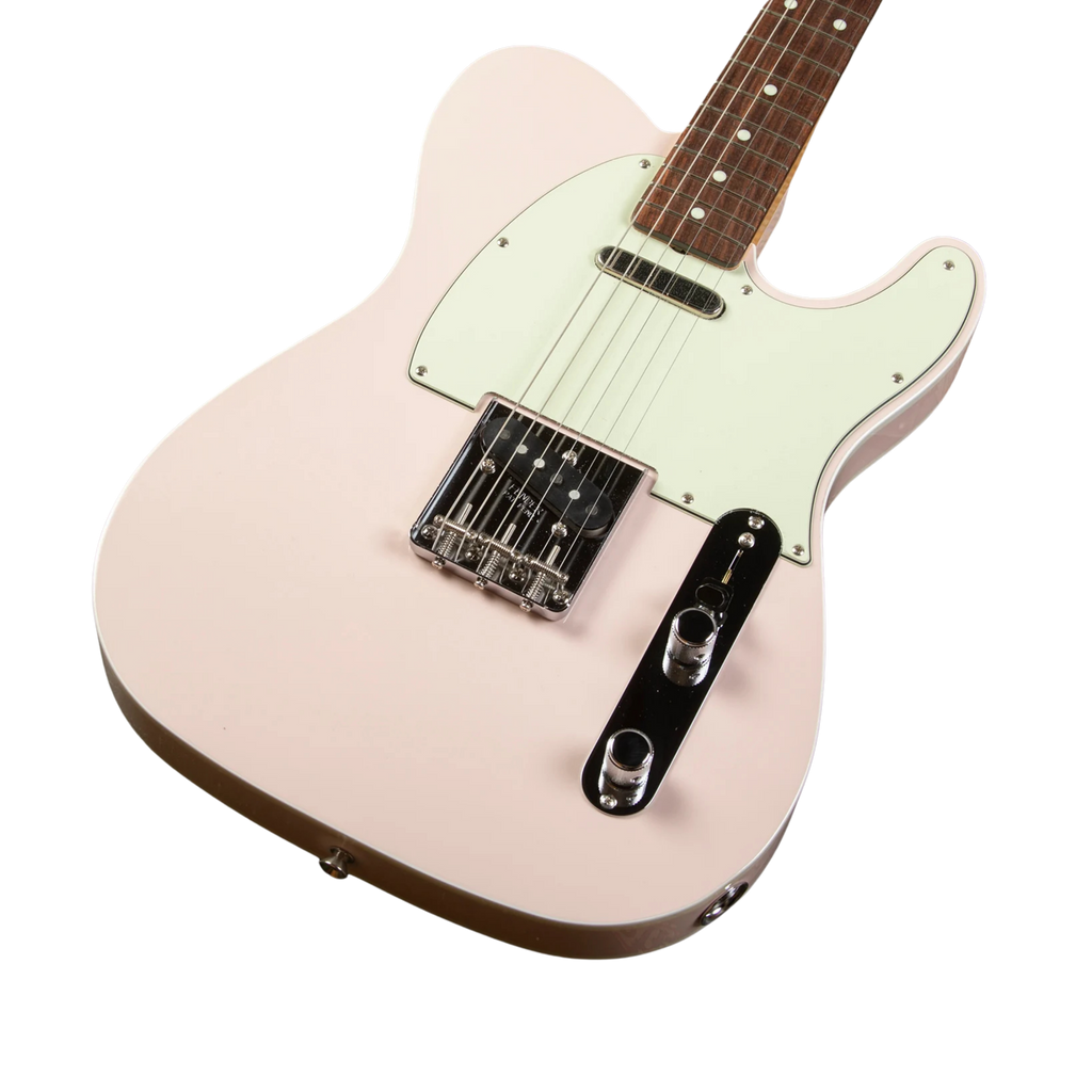 FENDER FSR MIJ Traditional 60s Telecaster Custom Electric Guitar, RW FB, Shell Pink