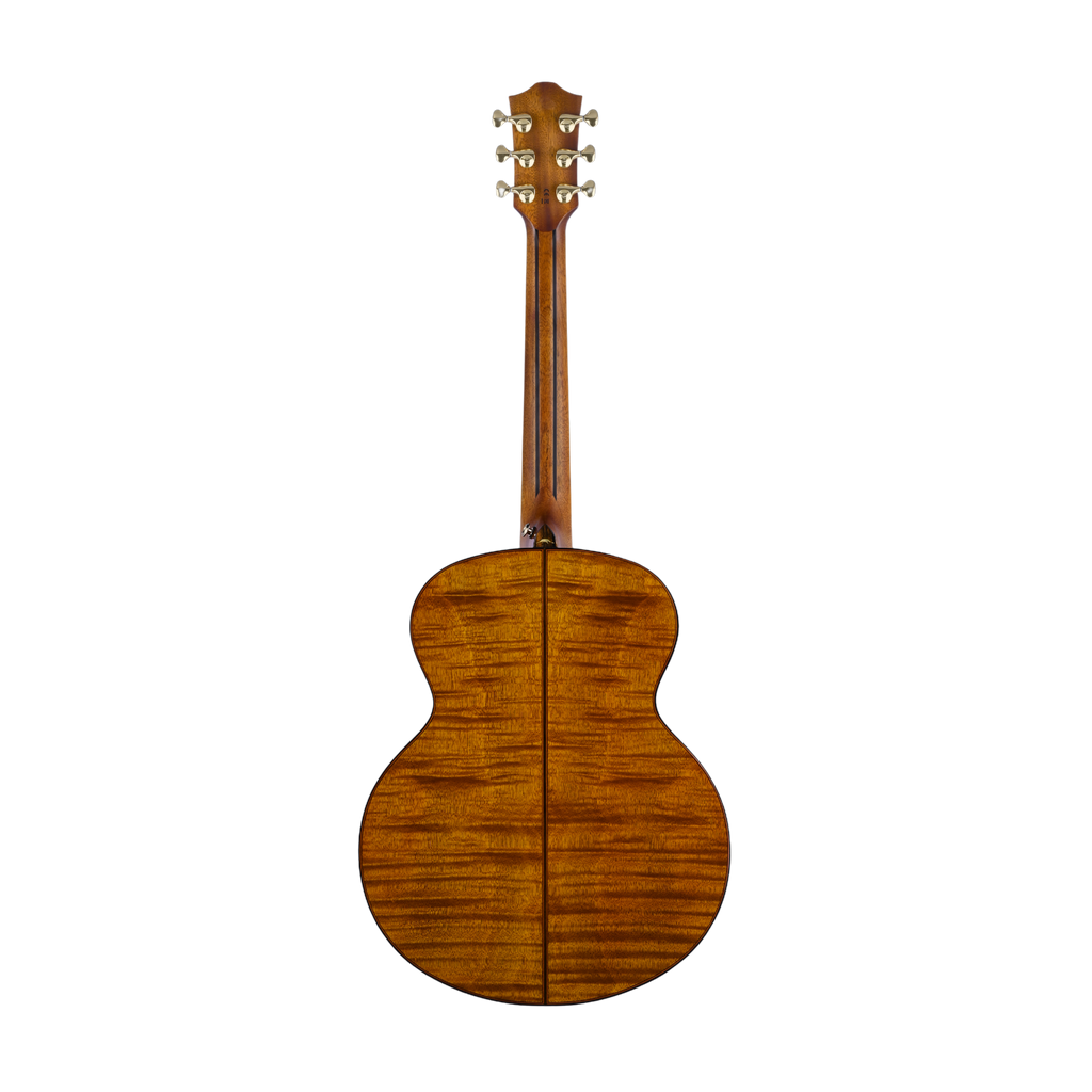 BROMO BAN8E vs Mini Jumbo Flame Okoume Acoustic-Electric Guitar Fishman Sonitone Natural