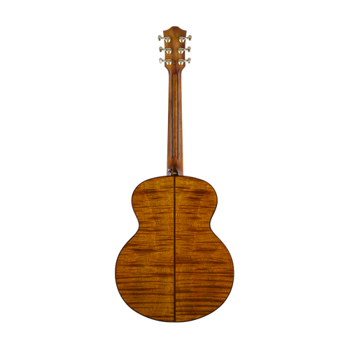 BROMO BAN8E vs Mini Jumbo Flame Okoume Acoustic-Electric Guitar Fishman Sonitone Natural