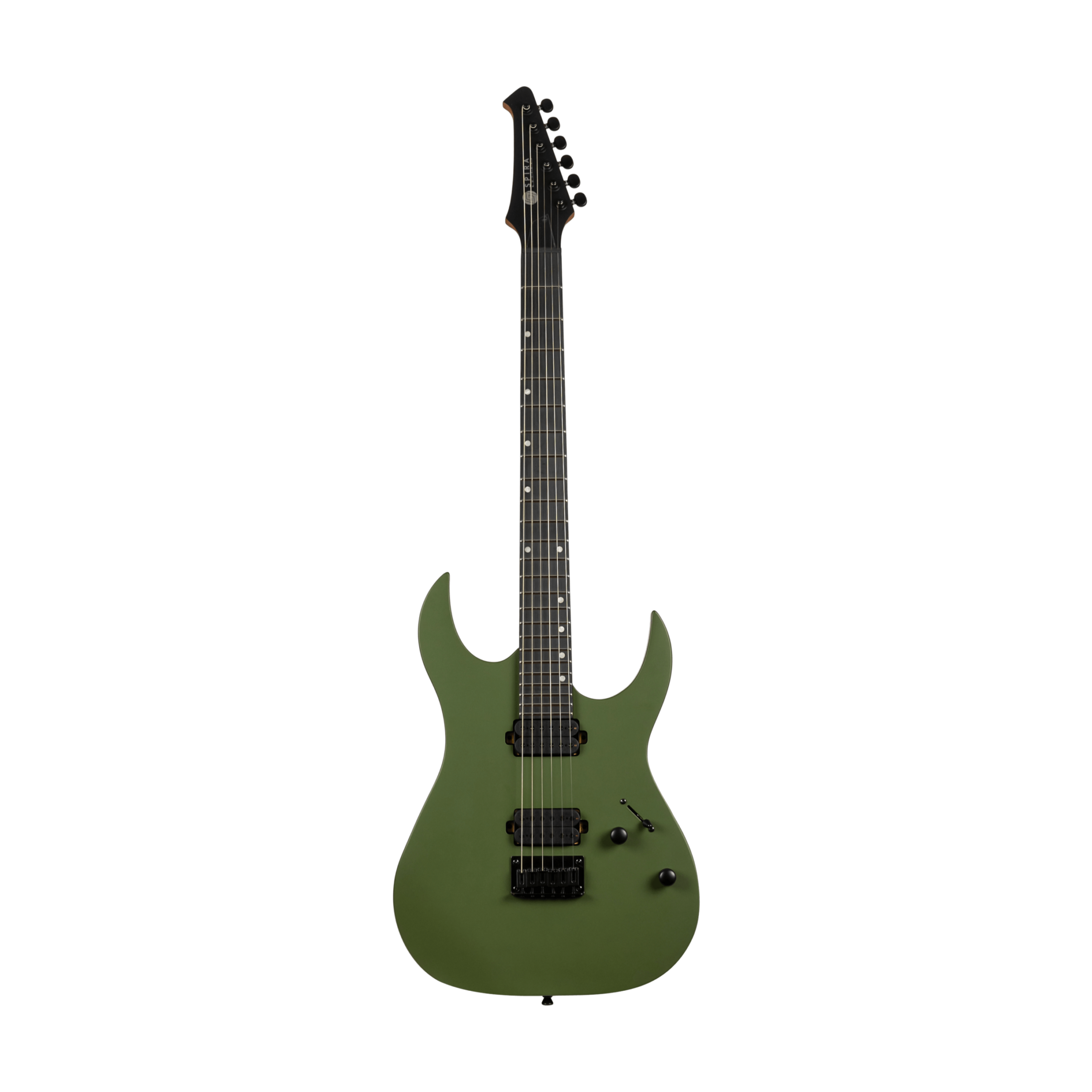 SPIRA S400 MGR Stratocaster Electric Guitar Dark Green