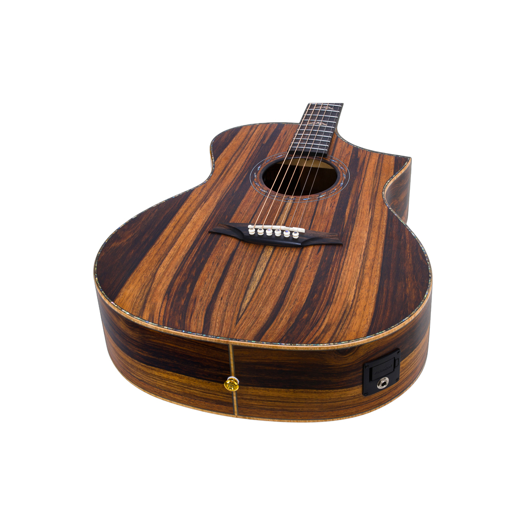 BROMO BAR4GCE All Solid Acoustic-Electric Guitar Hillside Auditorium Cutaway Natural