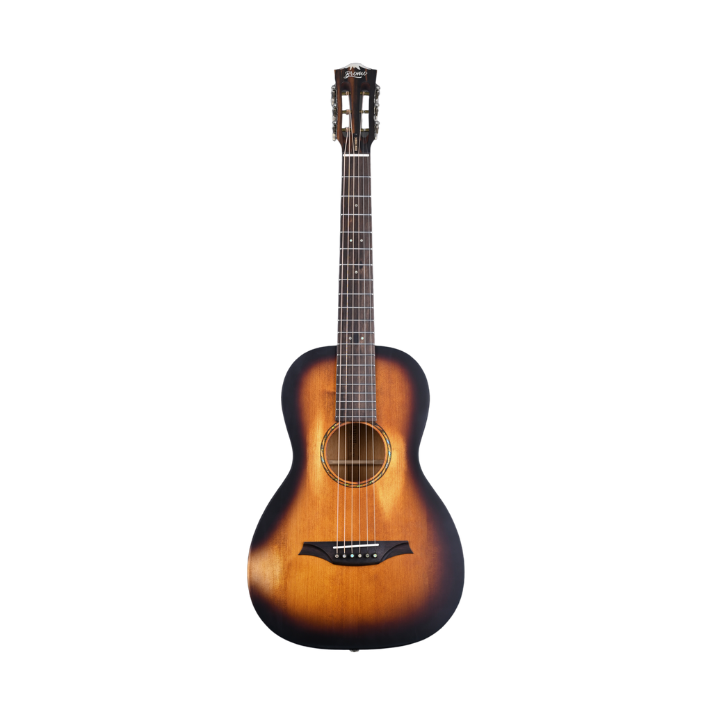 BROMO BAR6H-HS Parlor History All Solid Plastic Free Guitar Natural