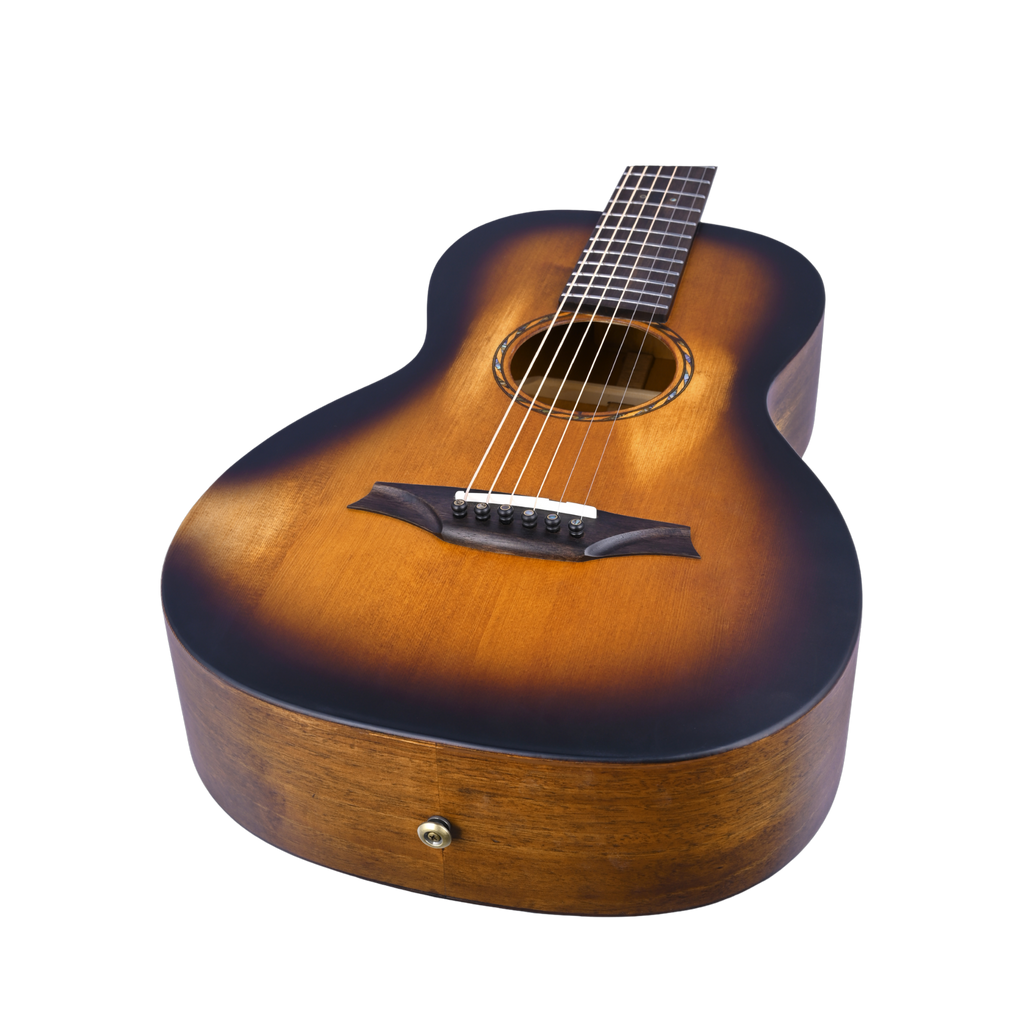 BROMO BAR6H-HS Parlor History All Solid Plastic Free Guitar Natural