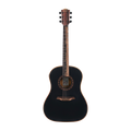 BROMO BAT9MEBK Dreadnought Acoustic Electric Guitar Mahogany Top Black