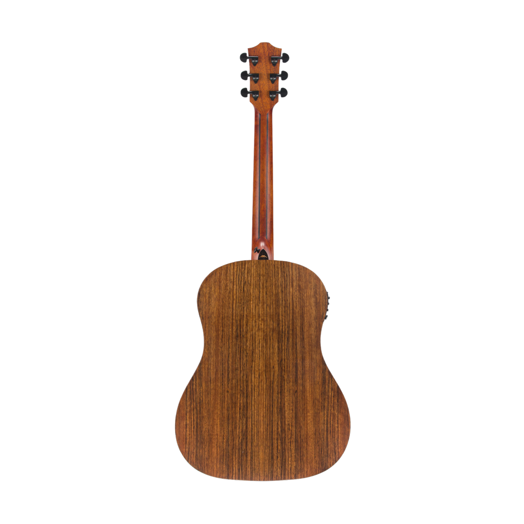 BROMO BAT9MEBK Dreadnought Acoustic Electric Guitar Mahogany Top Black