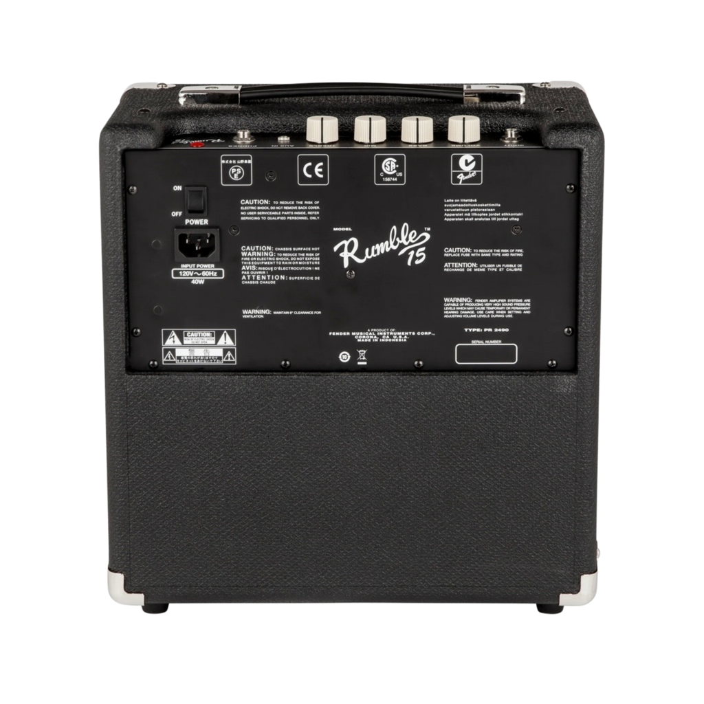 FENDER Rumble 15 V3 Bass Combo Amplifier, 230V EU